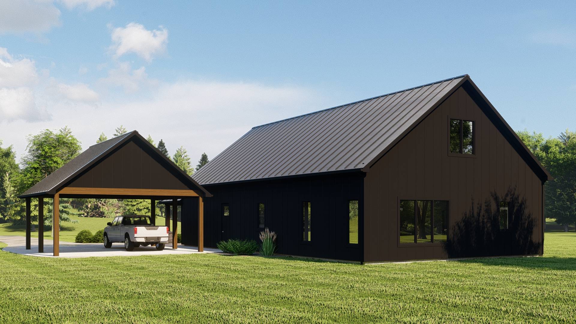 BG-20092 Carlton Barndominium House Plan - Image 10