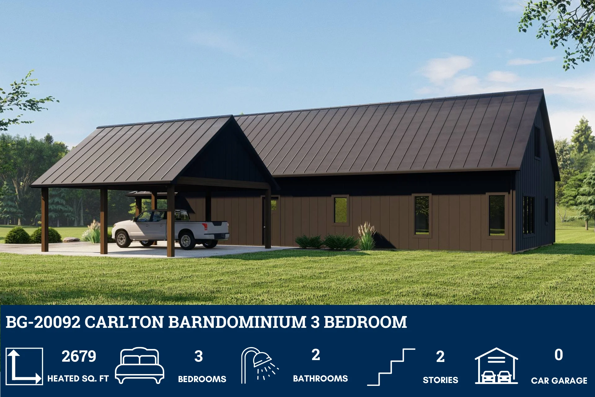 BG-20092 Carlton Barndominium House Plan - Image 4