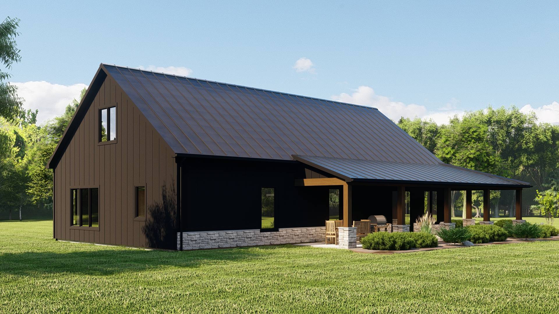 BG-20092 Carlton Barndominium House Plan - Image 8