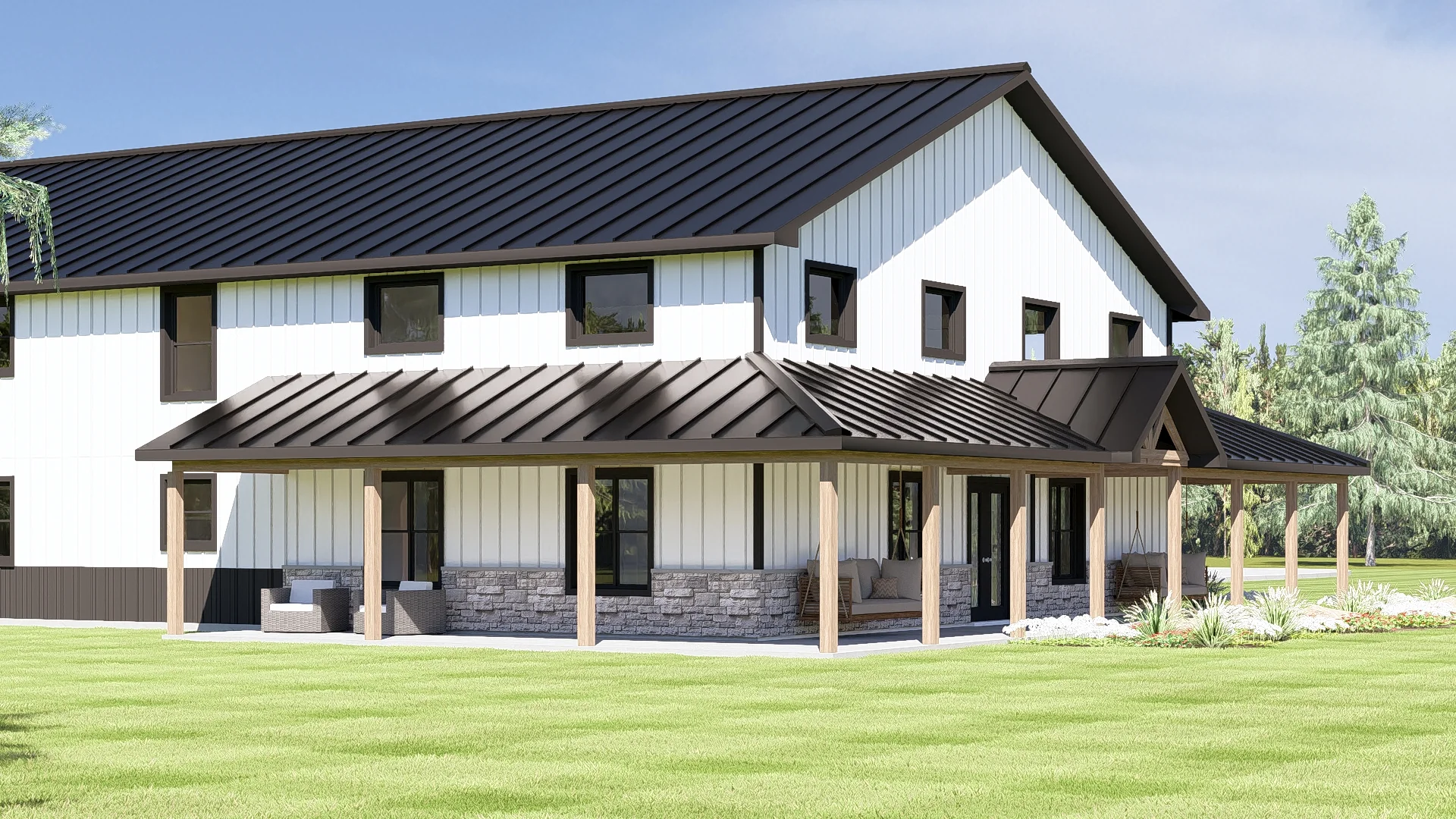 BG-20094 Irvine Barndominium House Plan - Image 10