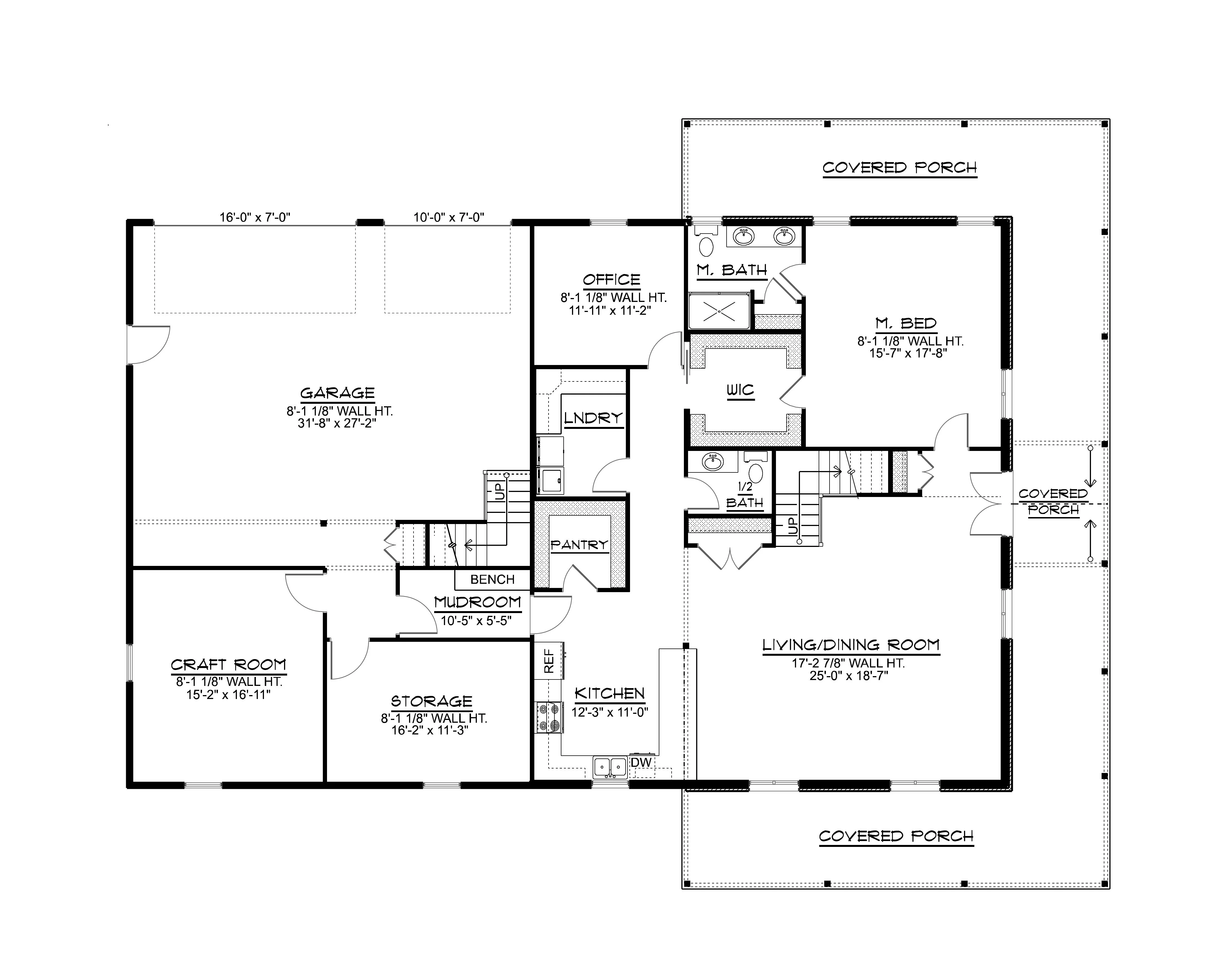 BG-20094 Irvine Barndominium House Plan - Image 17