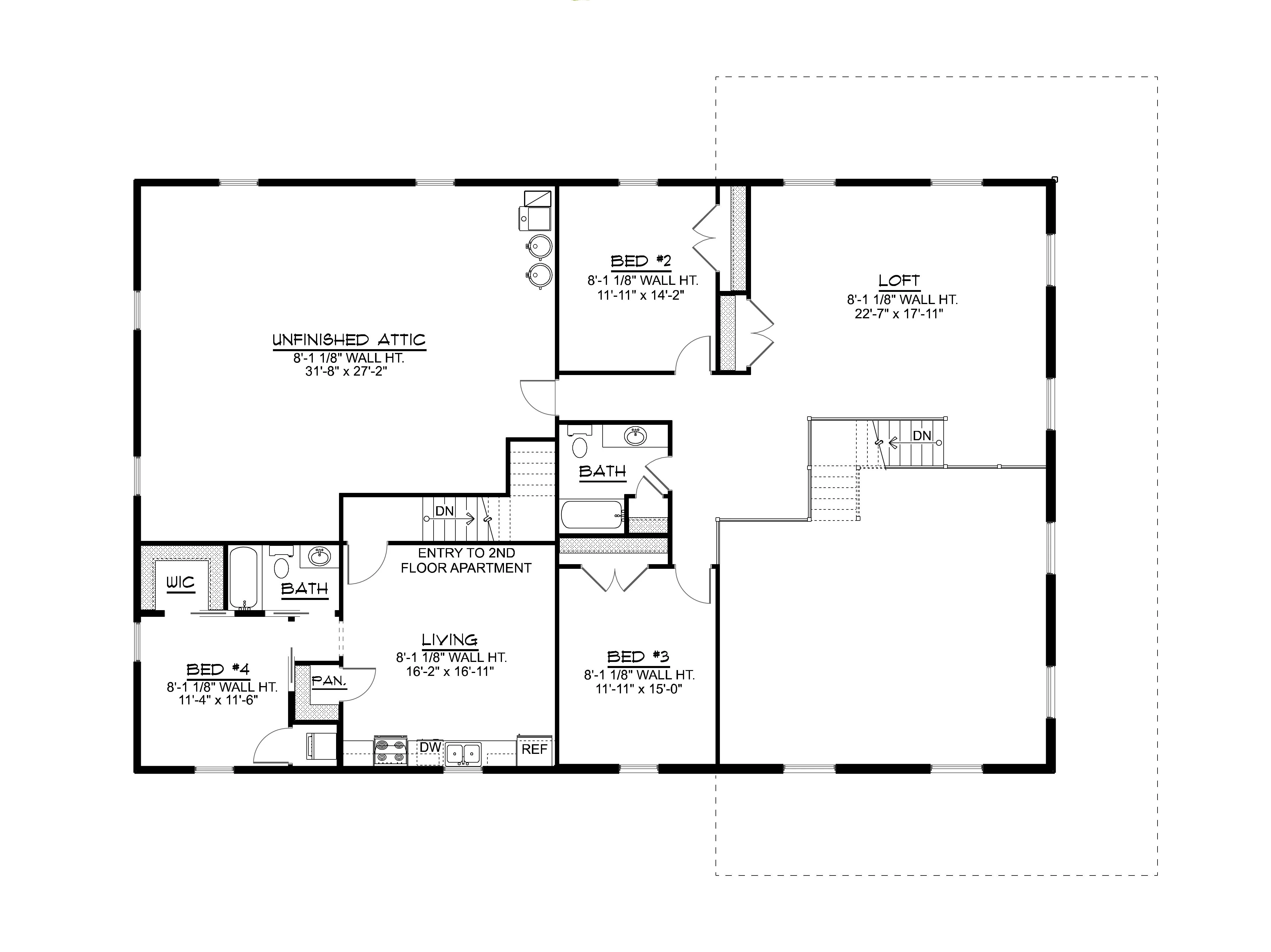 BG-20094 Irvine Barndominium House Plan - Image 18
