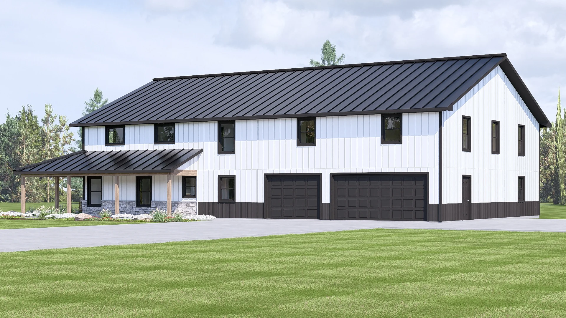 BG-20094 Irvine Barndominium House Plan - Image 6