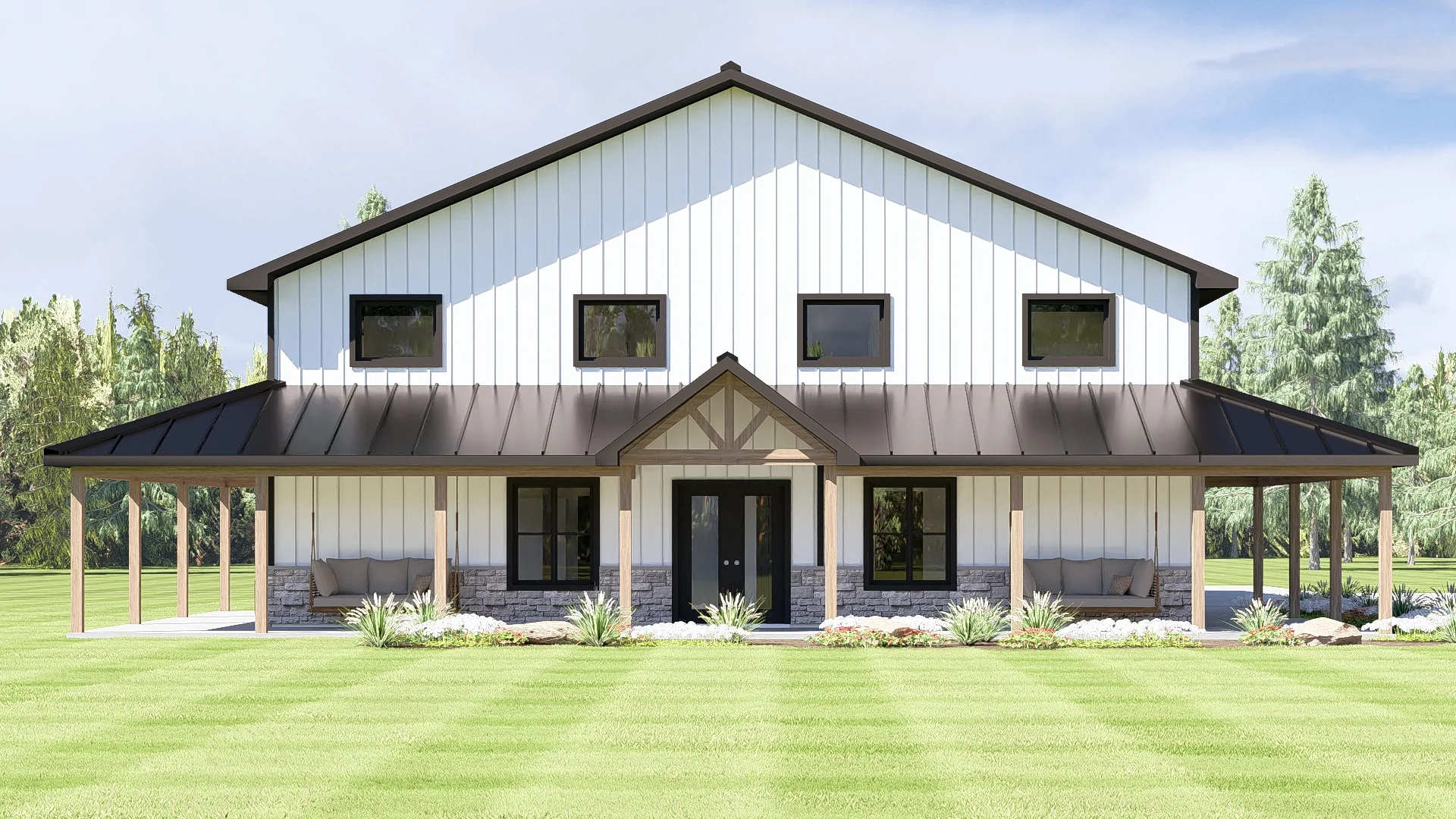 BG-20094 Irvine Barndominium House Plan - Image 8