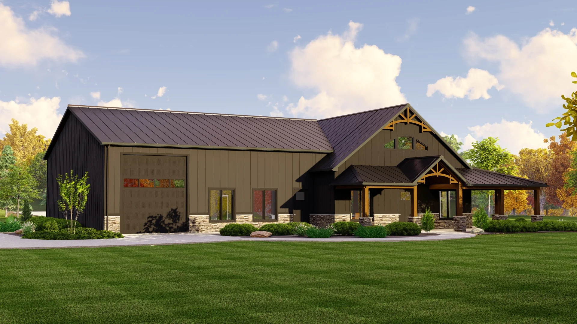 BG-20095 Caspian Barndominium House Plan - Image 5