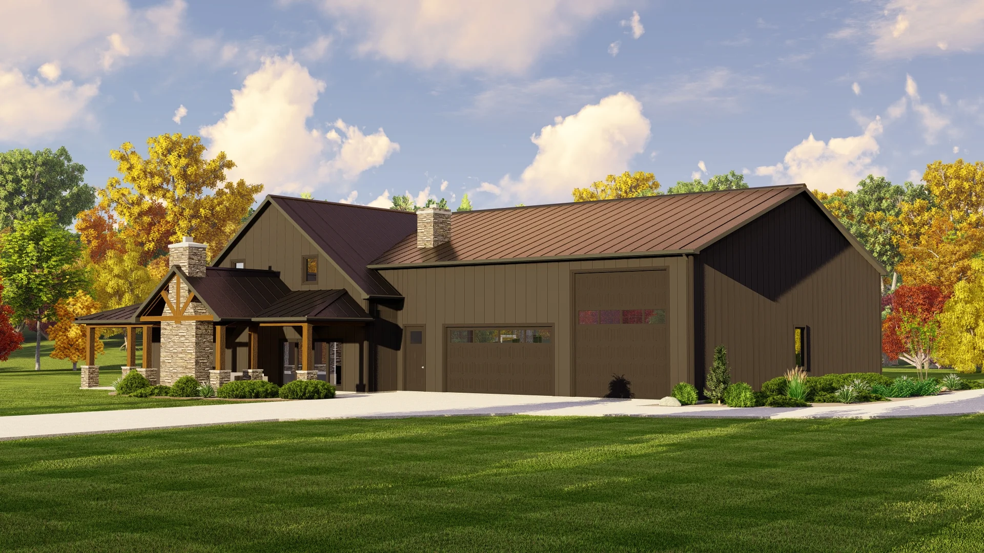 BG-20095 Caspian Barndominium House Plan - Image 6