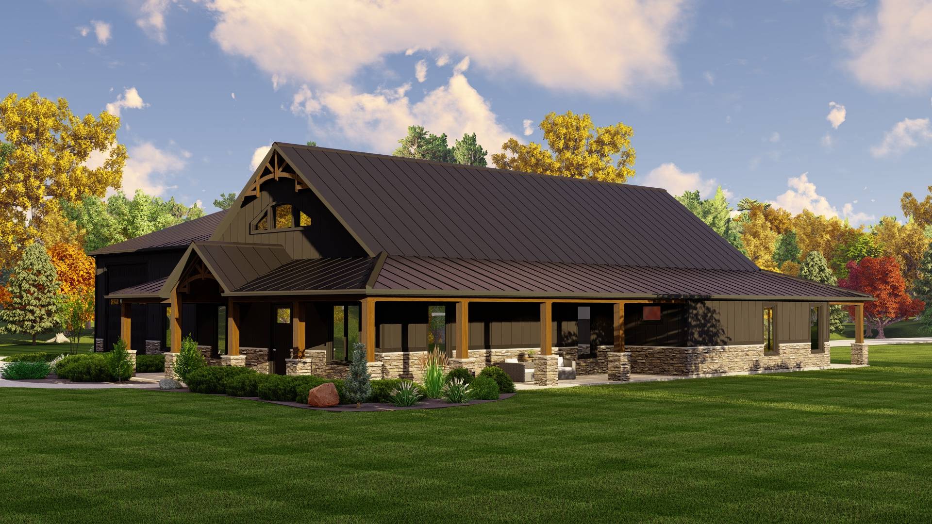 BG-20095 Caspian Barndominium House Plan - Image 7