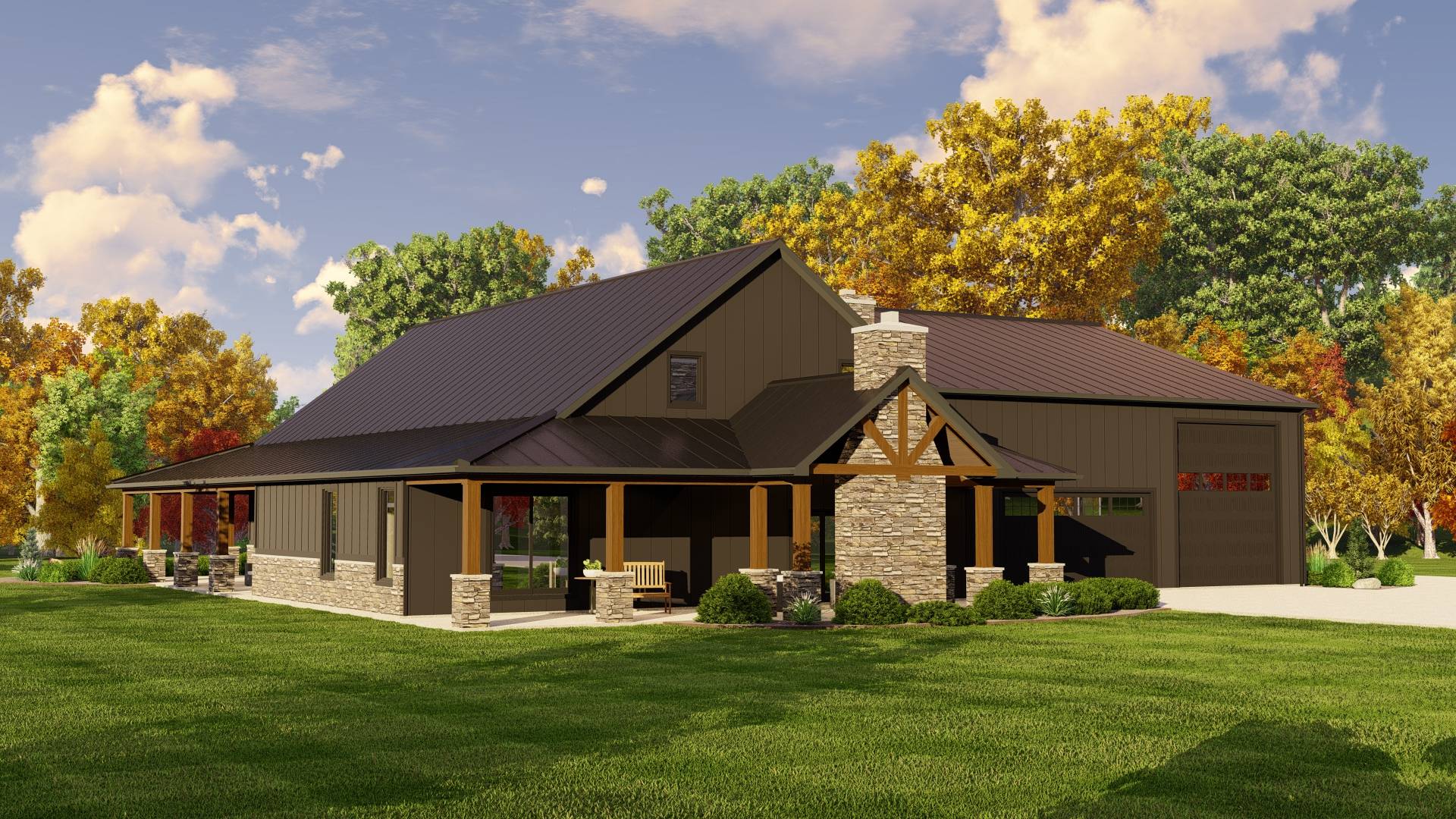 BG-20095 Caspian Barndominium House Plan - Image 8