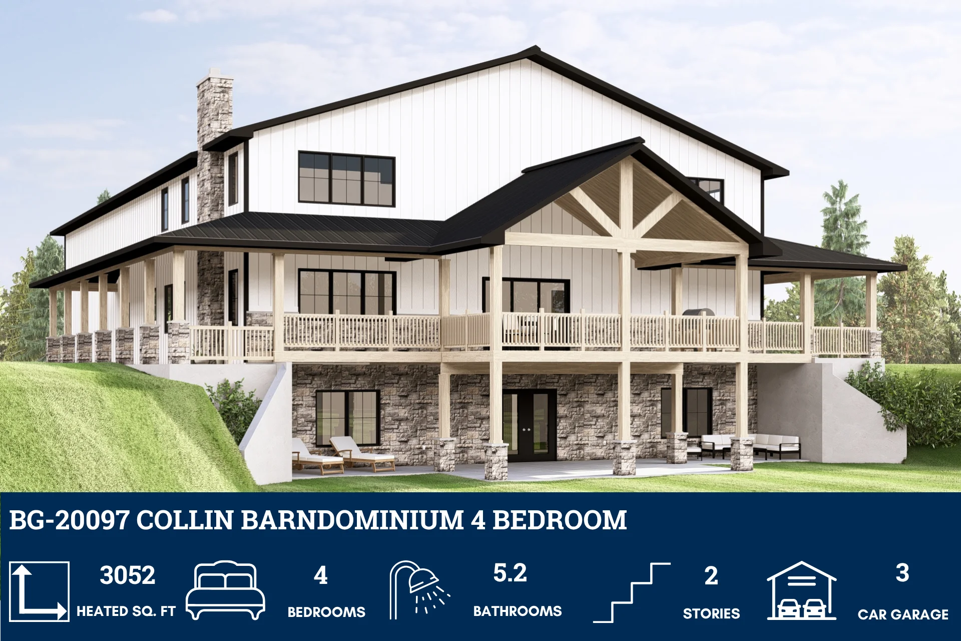 BG-20097 Collin Barndominium House Plan - Image 4