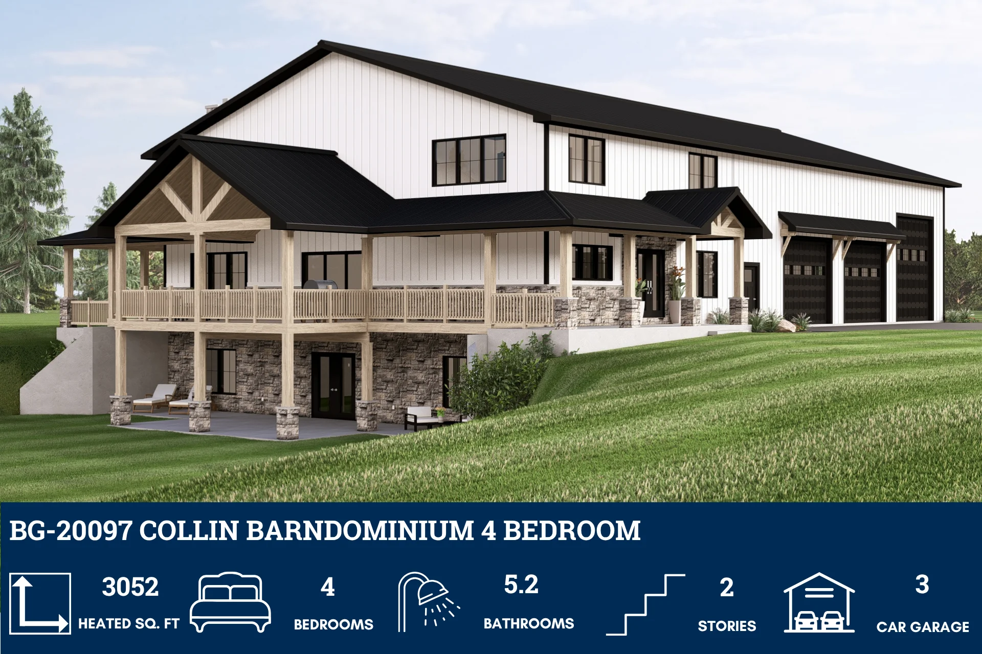 BG-20097 Collin Barndominium House Plan - Image 5