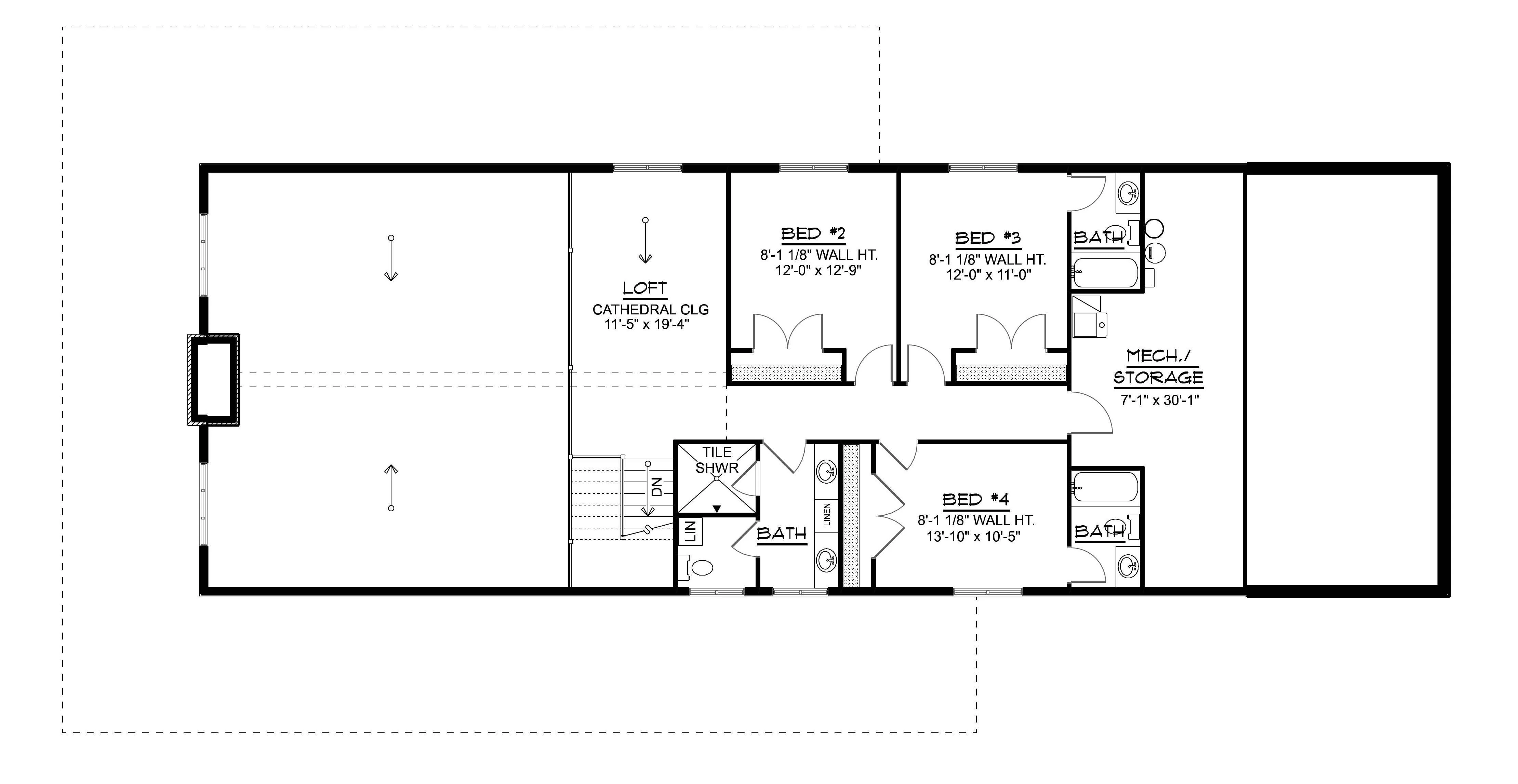 BG-20098 Buckley Barndominium House Plan - Image 10