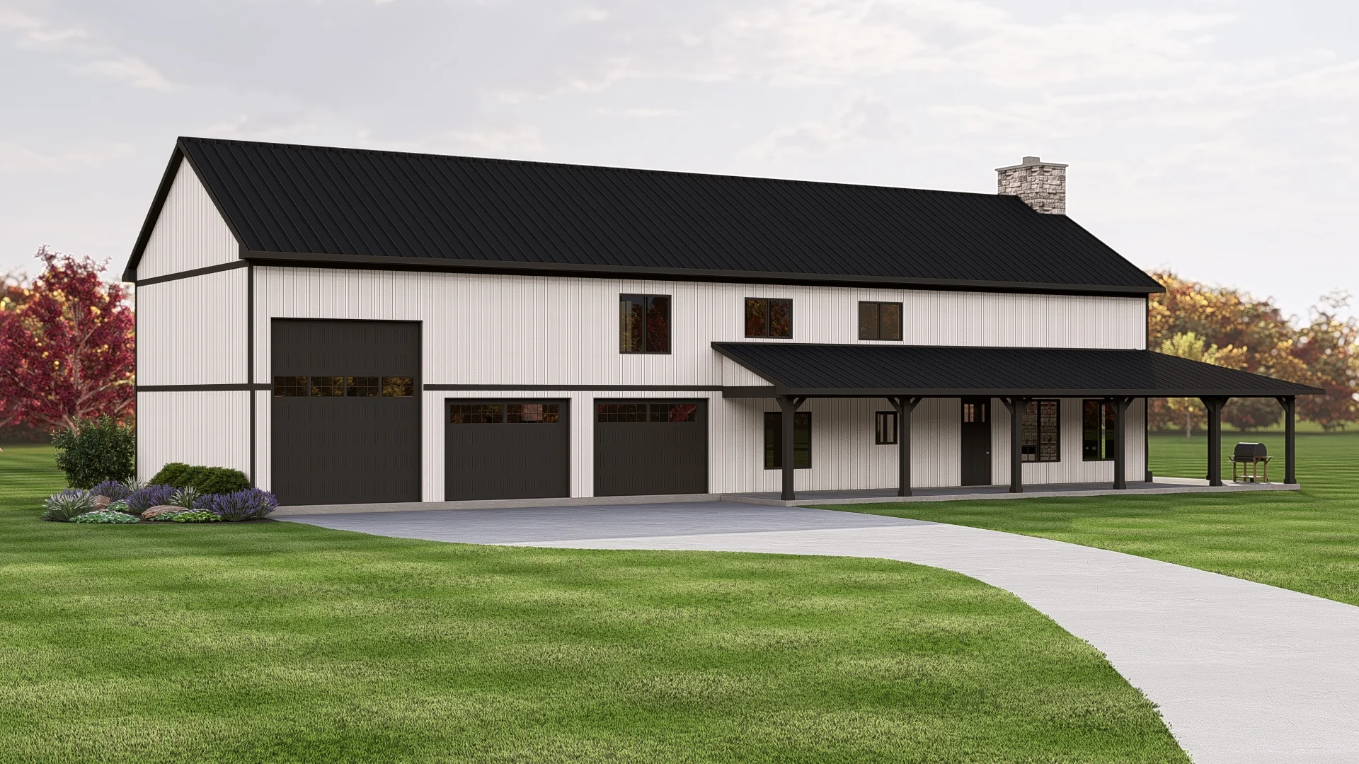 BG-20098 Buckley Barndominium House Plan - Image 5