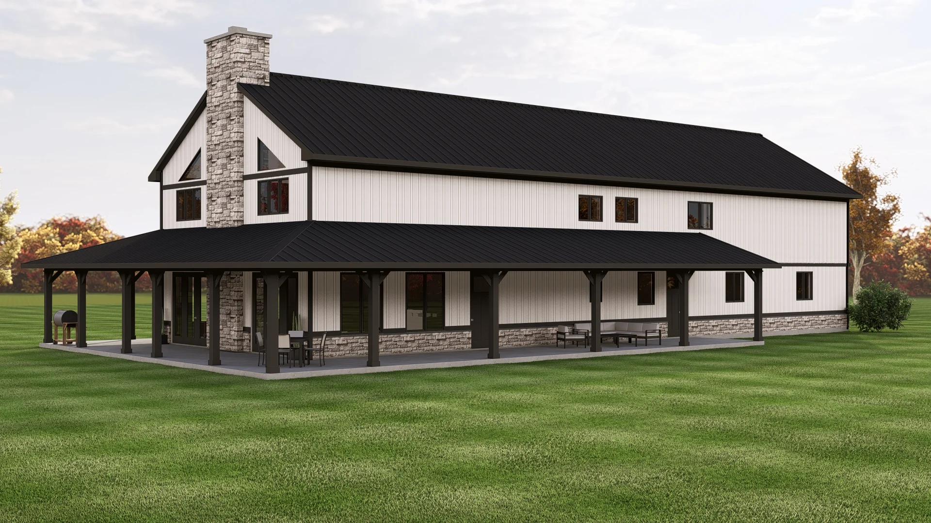 BG-20098 Buckley Barndominium House Plan - Image 7