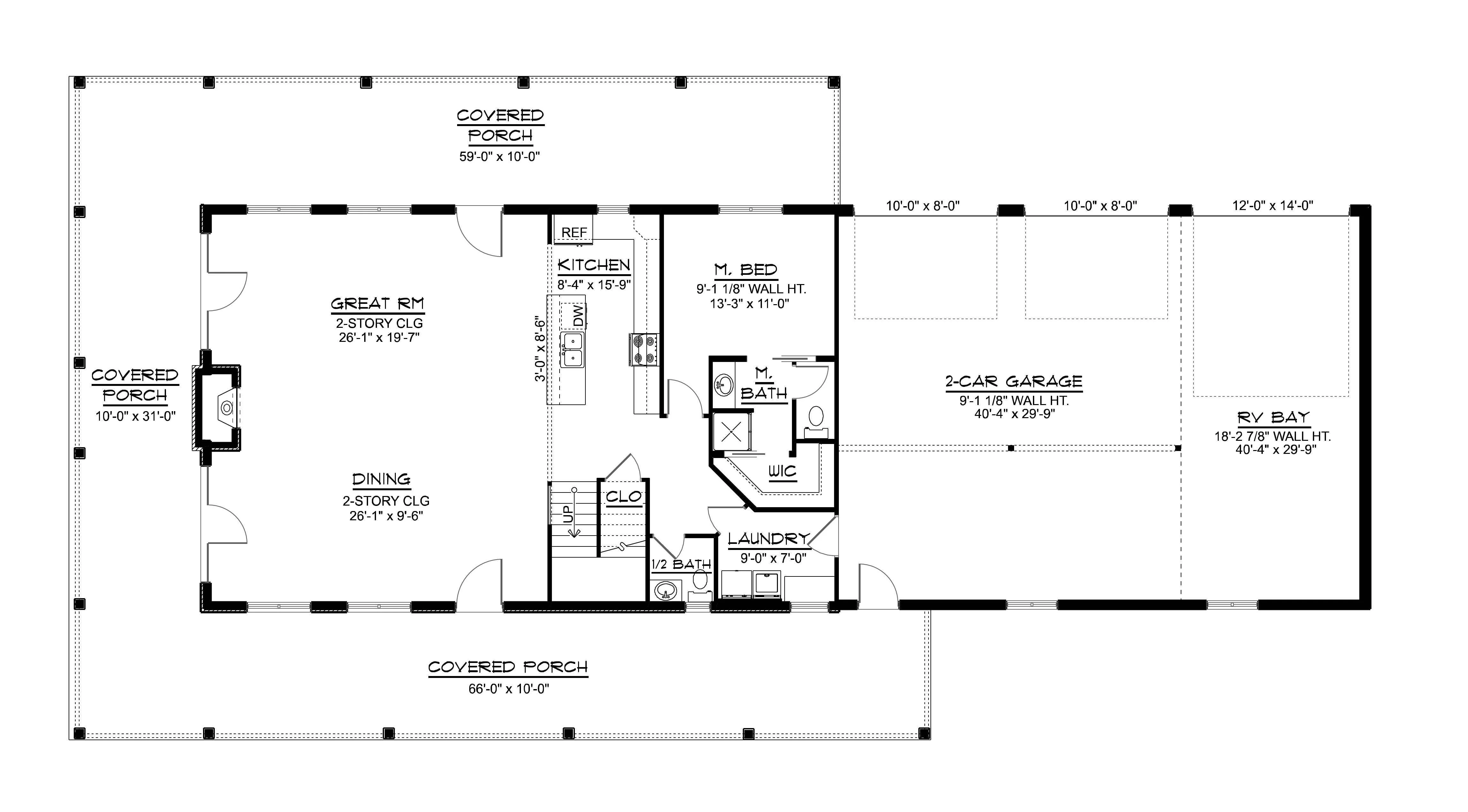 BG-20098 Buckley Barndominium House Plan - Image 9