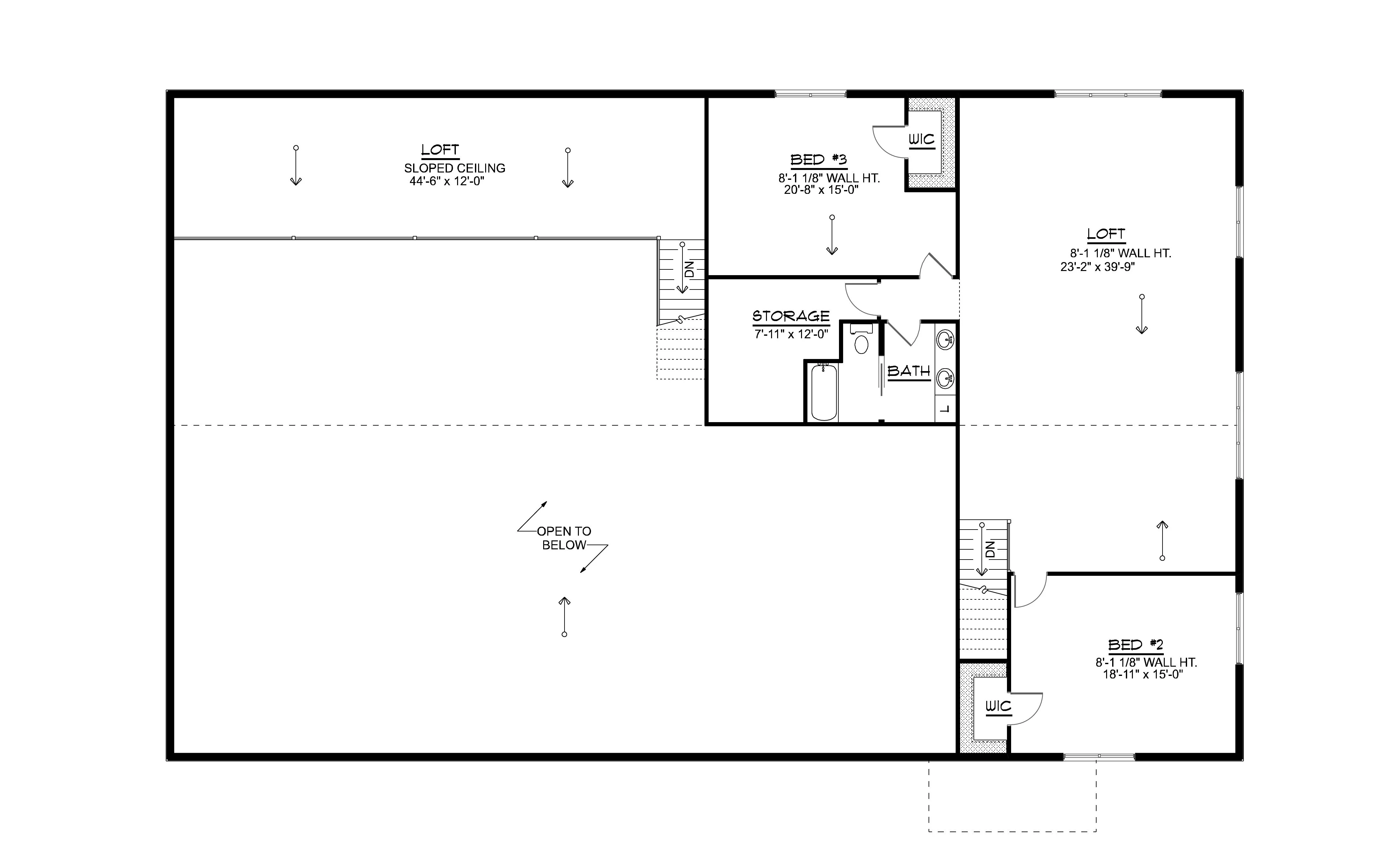 BG-20100 Carmel Barndominium House Plan - Image 10
