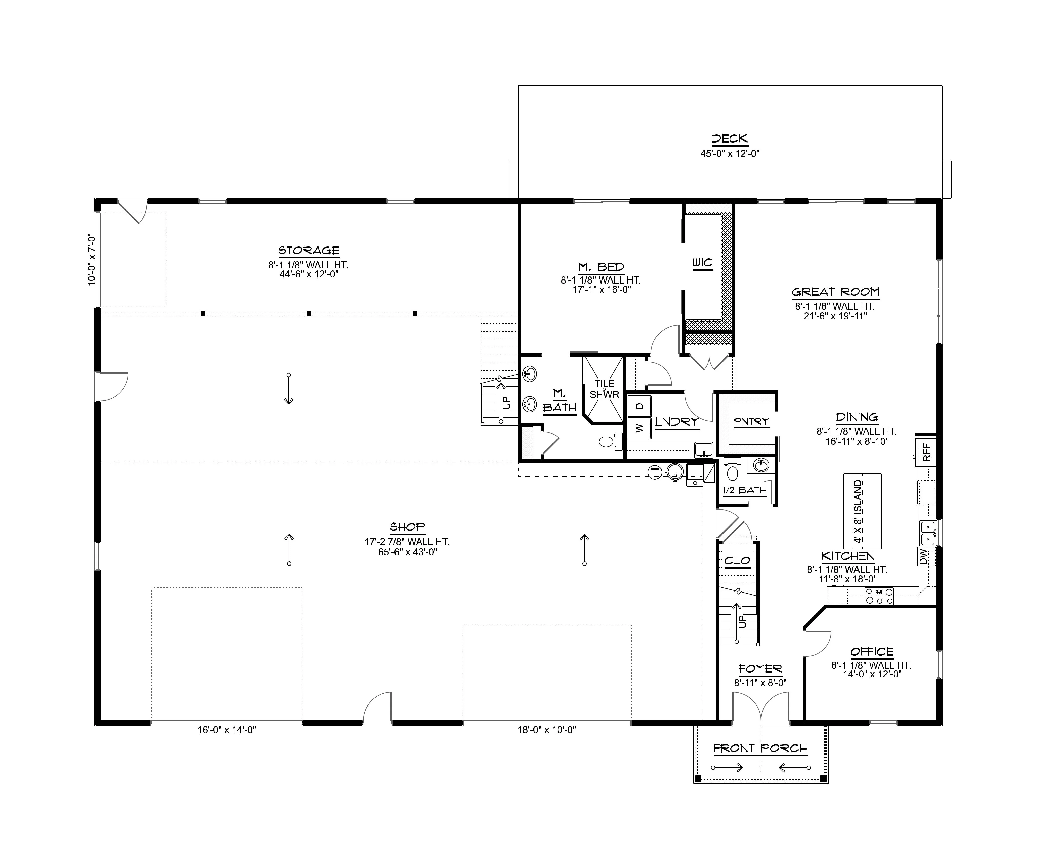 BG-20100 Carmel Barndominium House Plan - Image 9