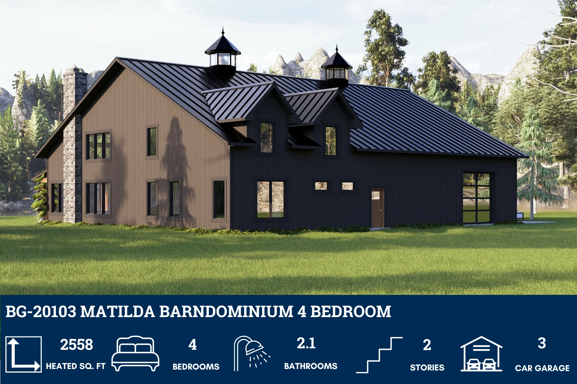 BG-20103 Matilda Barndominium House Plan - Image 4