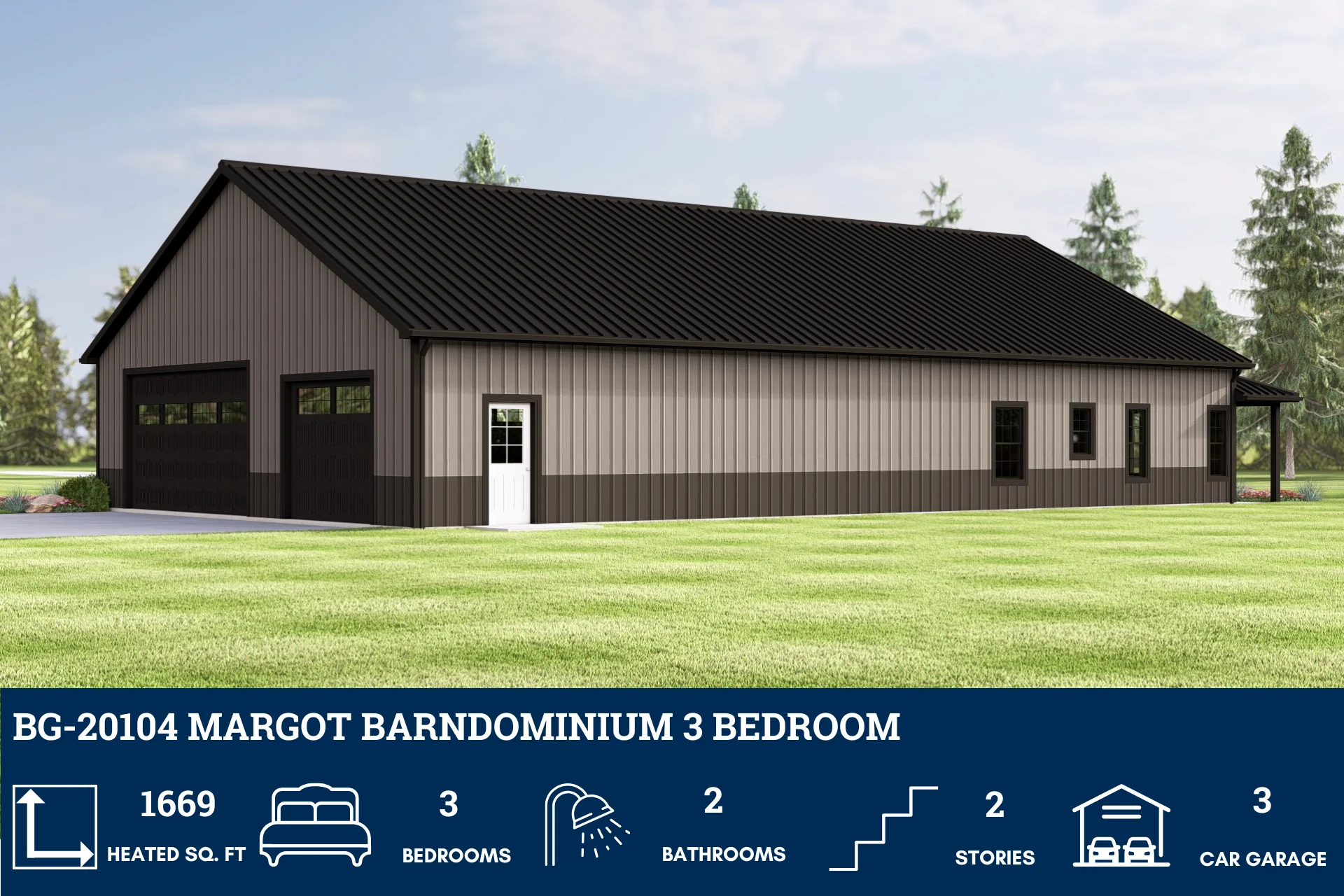 BG-20104 Margot Barndominium House Plan - Image 2