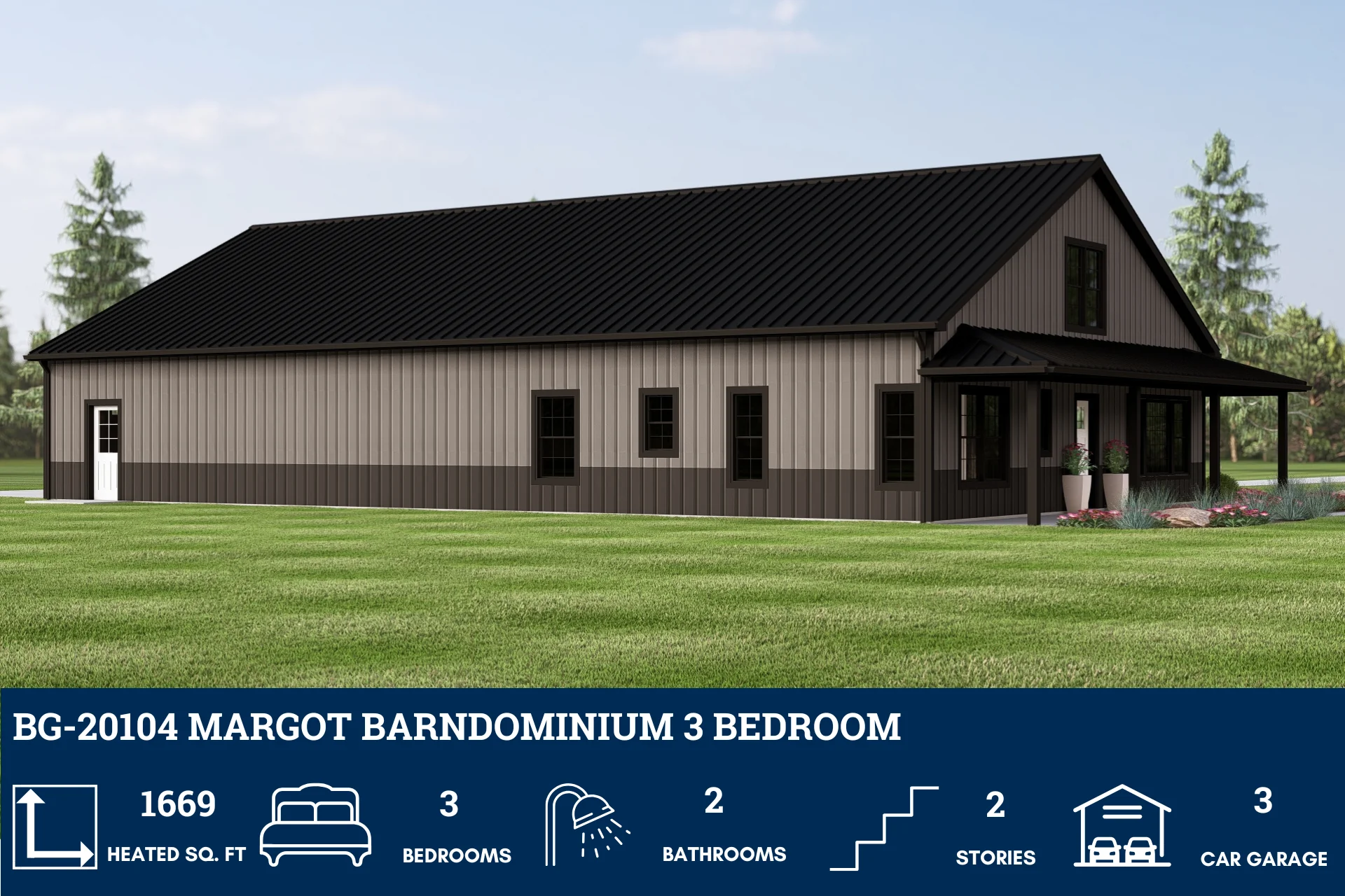 BG-20104 Margot Barndominium House Plan - Image 3