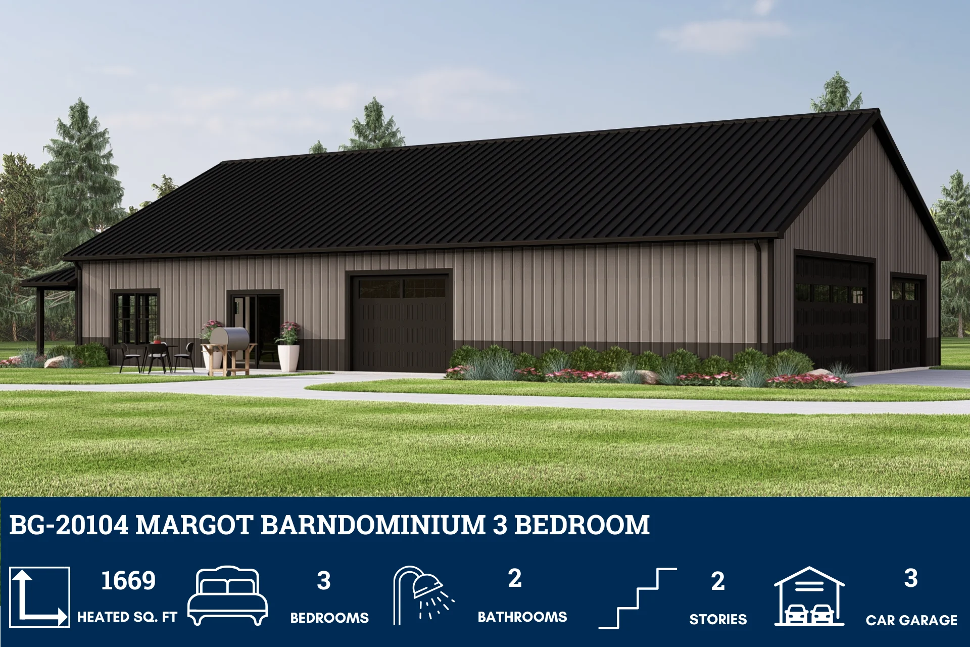 BG-20104 Margot Barndominium House Plan - Image 4