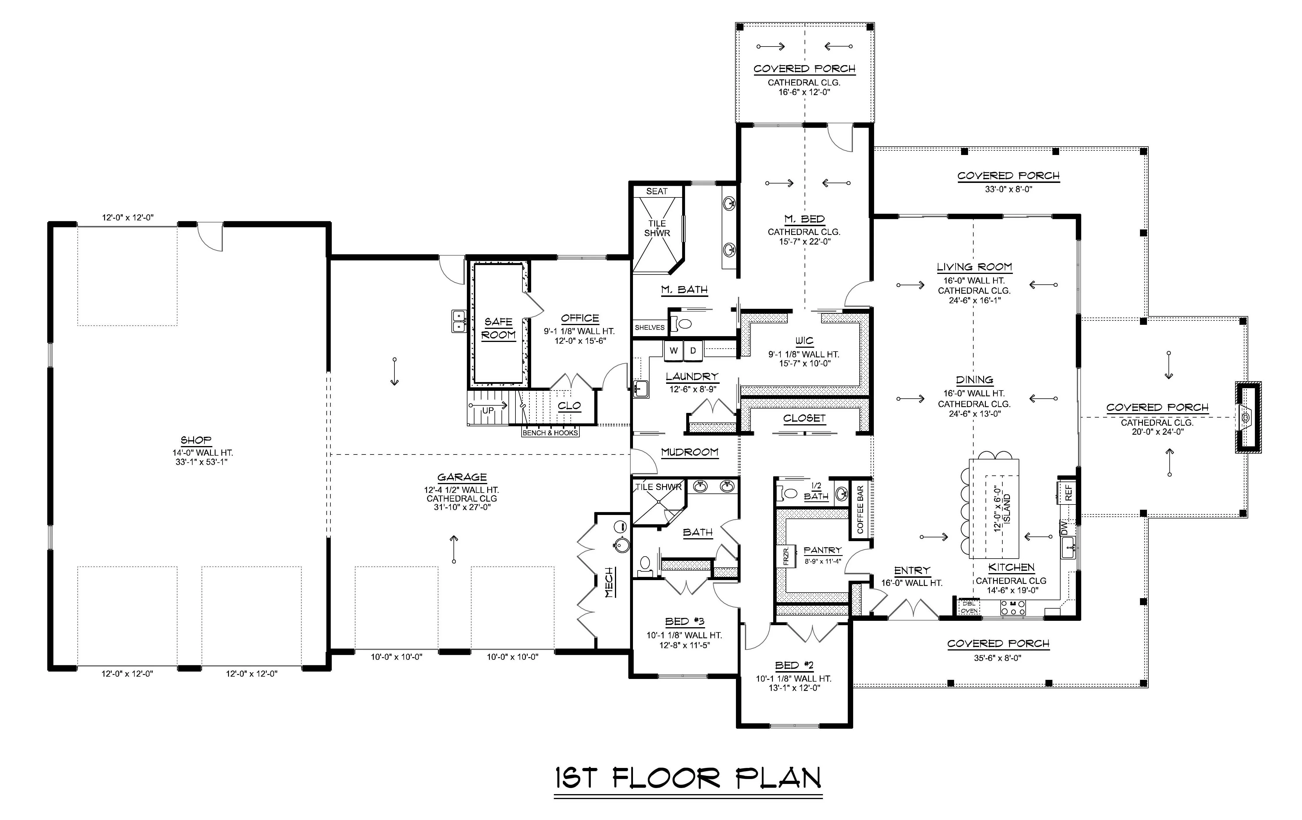 BG-20105 Lewis Barndominium House Plan - Image 13