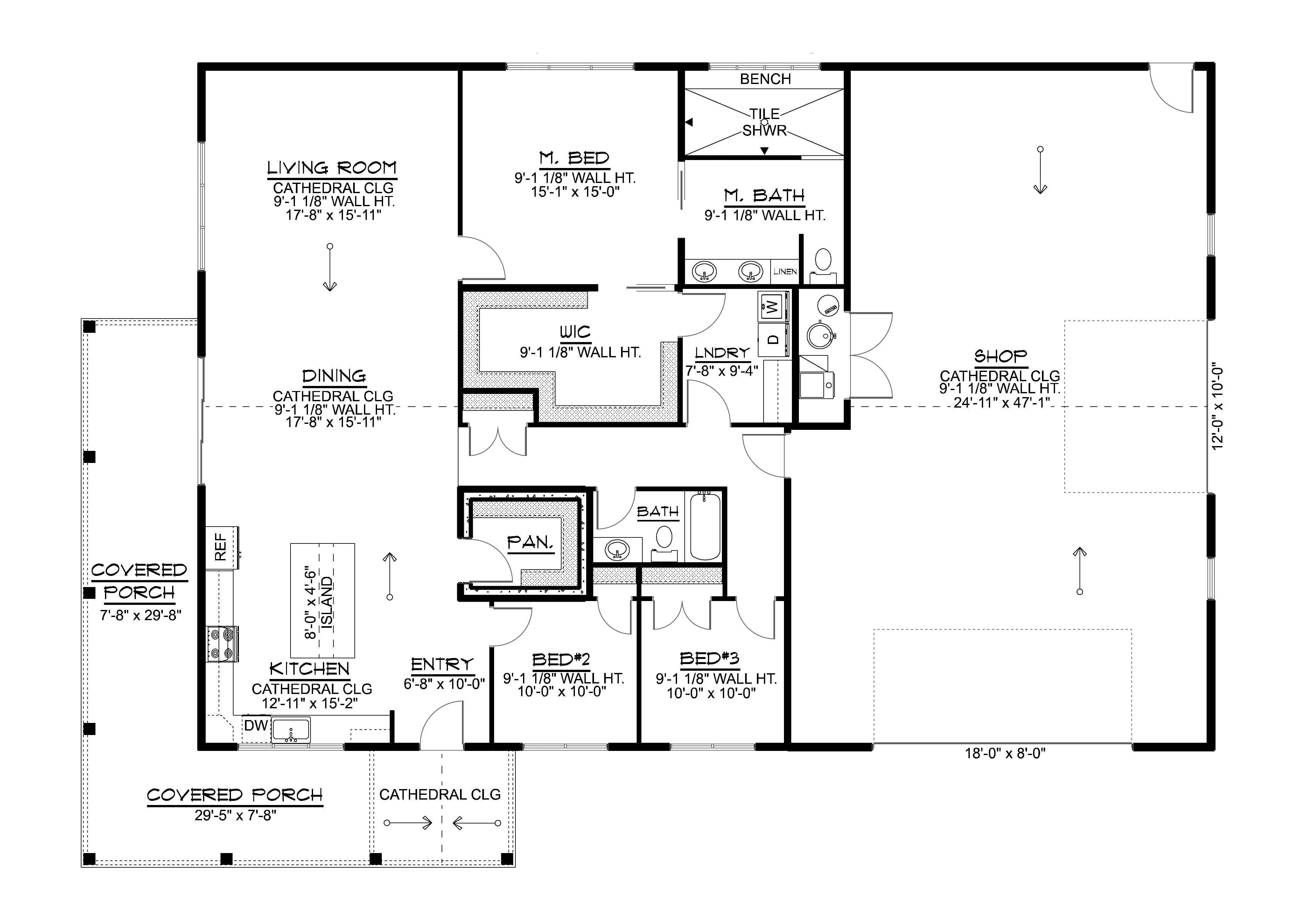 BG-20106 Eleanor Barndominium House Plan - Image 13