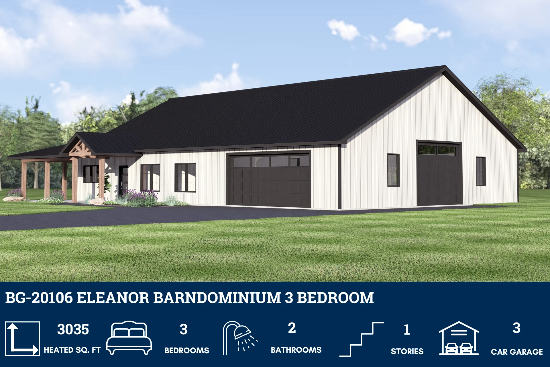 BG-20106 Eleanor Barndominium House Plan - Image 2