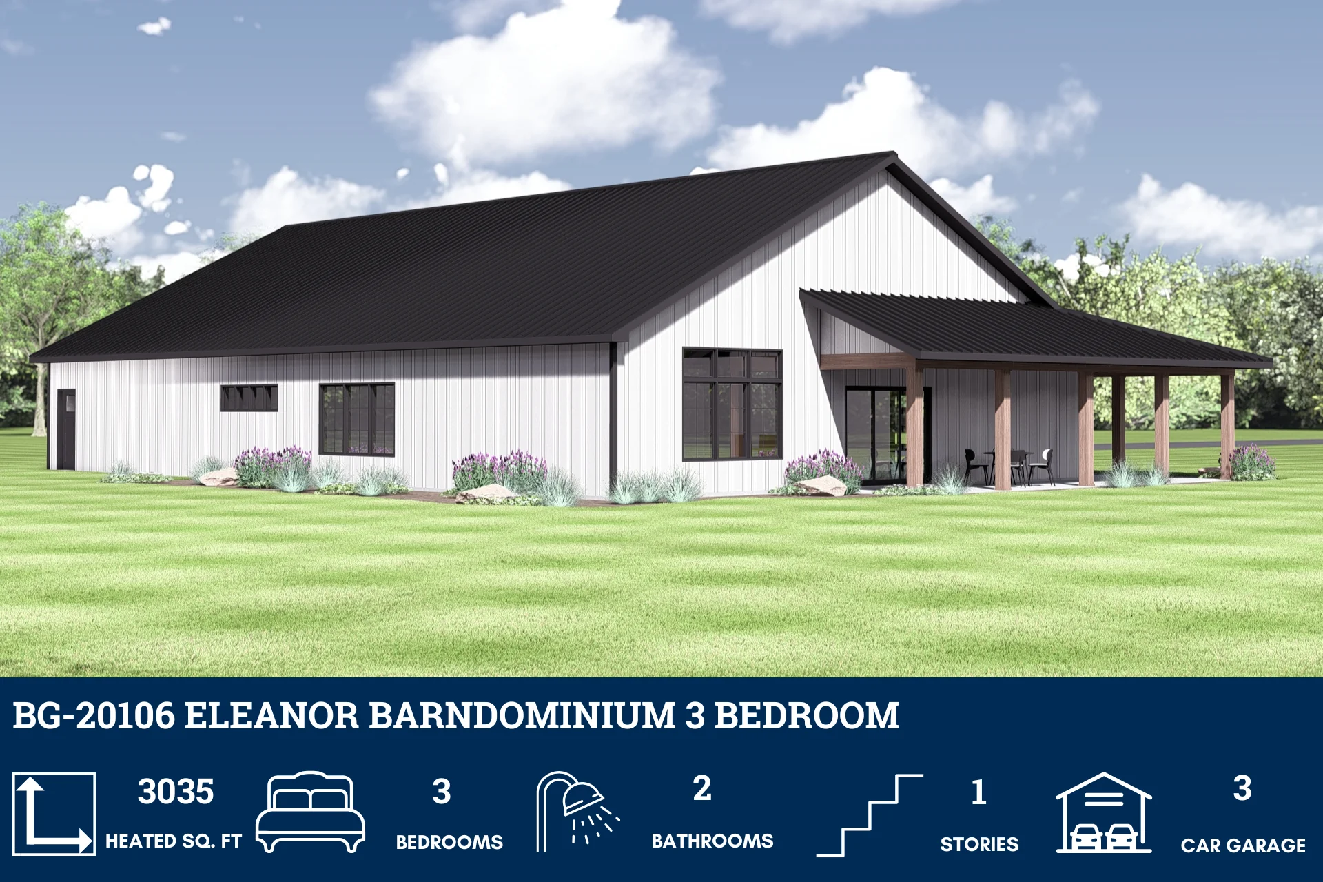BG-20106 Eleanor Barndominium House Plan - Image 4