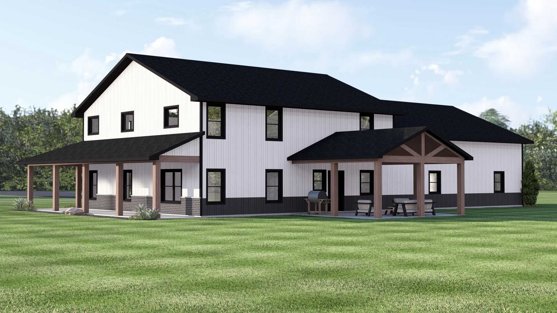 BG-20107 Colt Barndominium House Plan - Image 9