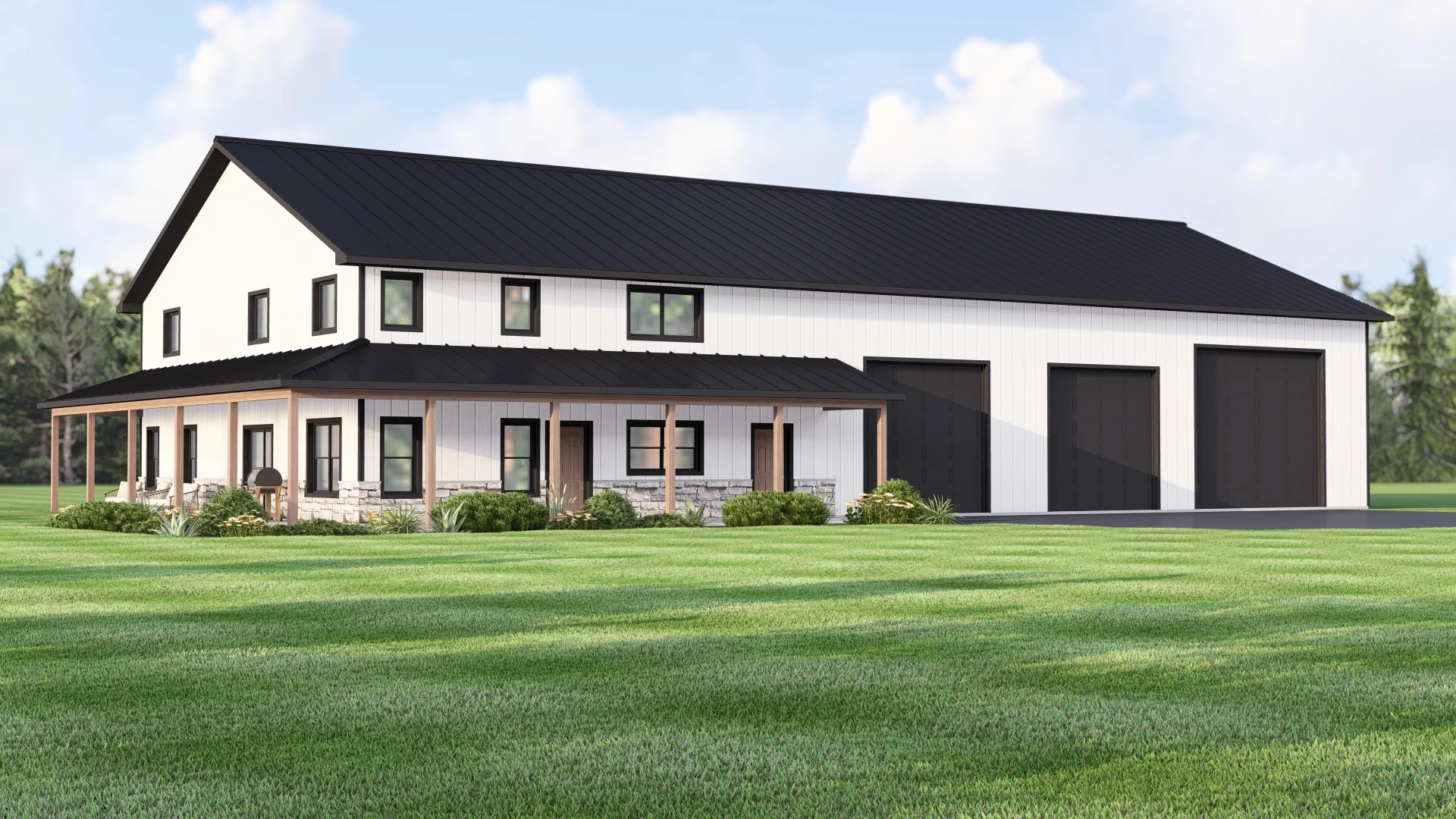 BG-20108 Vance Barndominium House Plan - Image 8