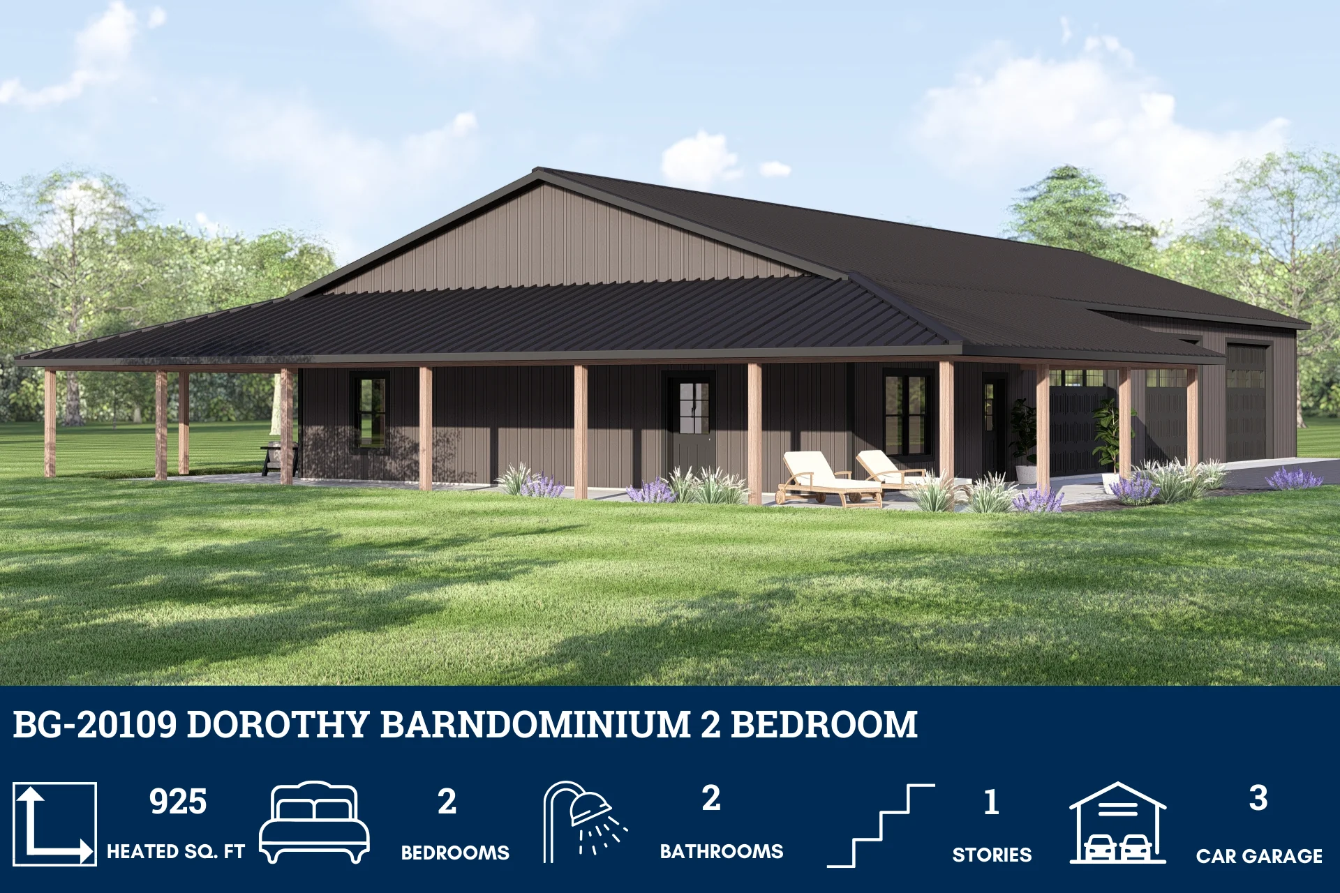 BG-20109 Dorothy Barndominium House Plan - Image 6