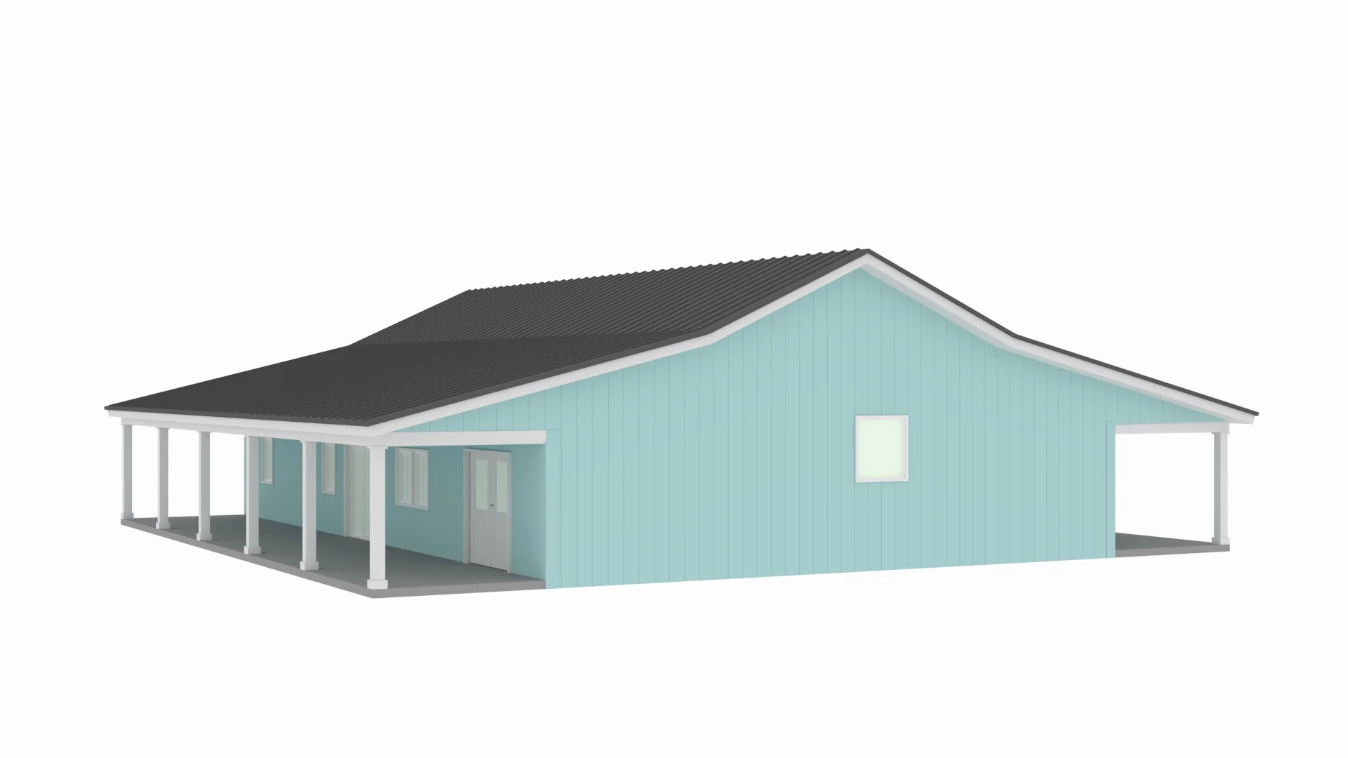 PL-61703 Medfield Barndominium House Plan - Image 10