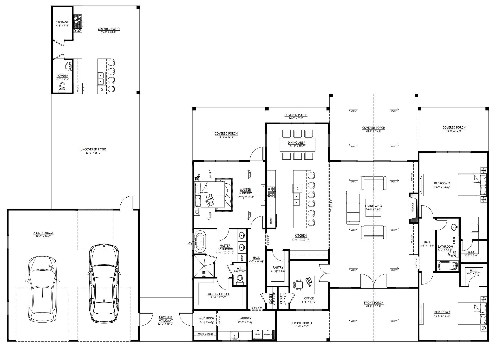BP-2001 Brashear Barndominium House Plans - Image 7