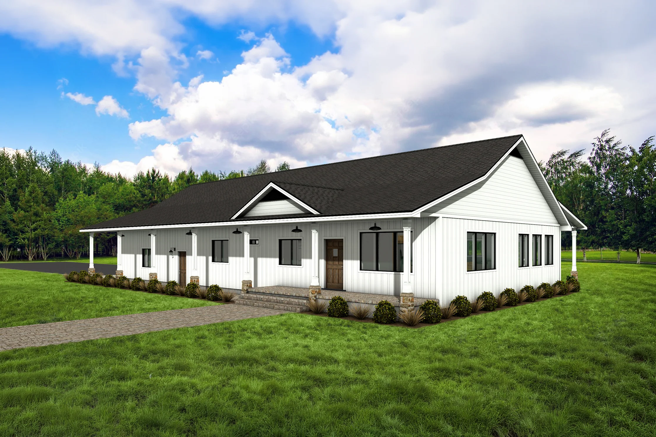 DR-105 Clyde Barndominium House Plan - Image 10