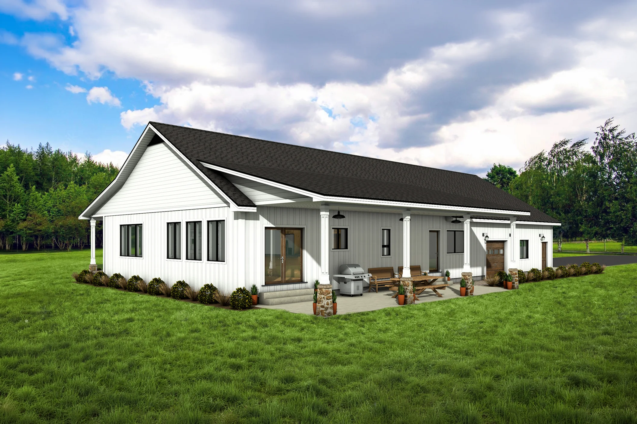 DR-105 Clyde Barndominium House Plan - Image 11