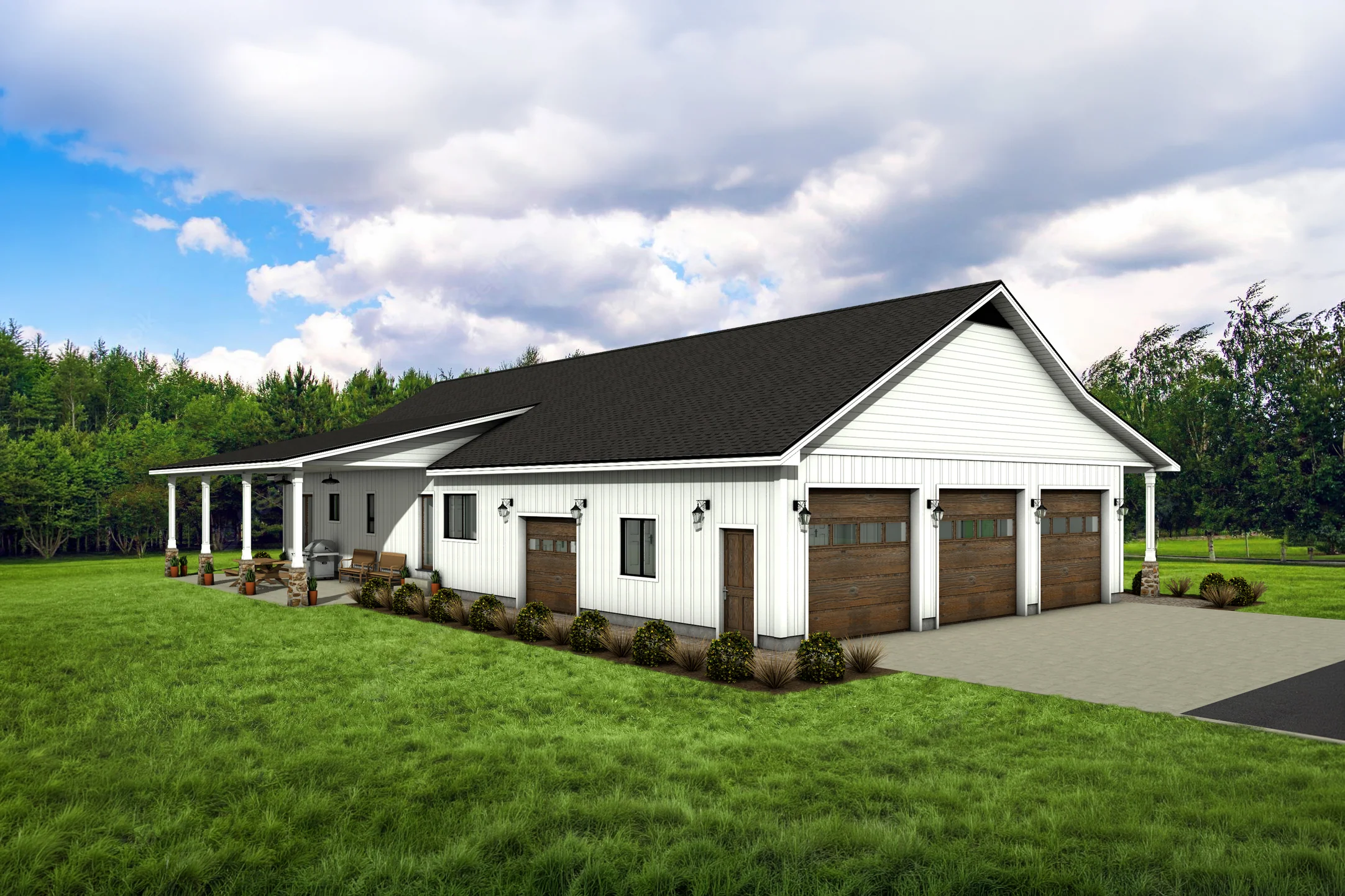 DR-105 Clyde Barndominium House Plan - Image 12