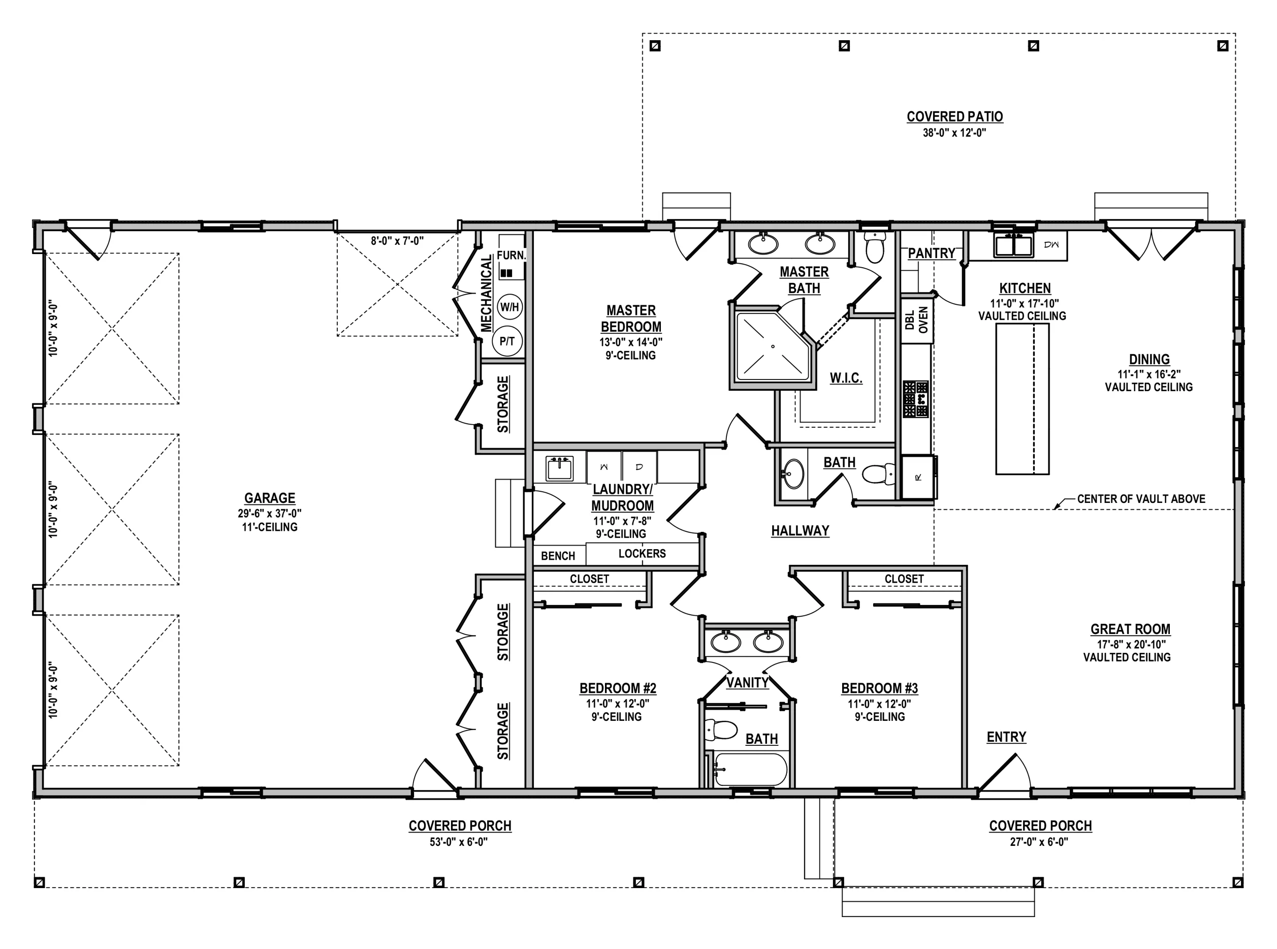 DR-105 Clyde Barndominium House Plan - Image 13