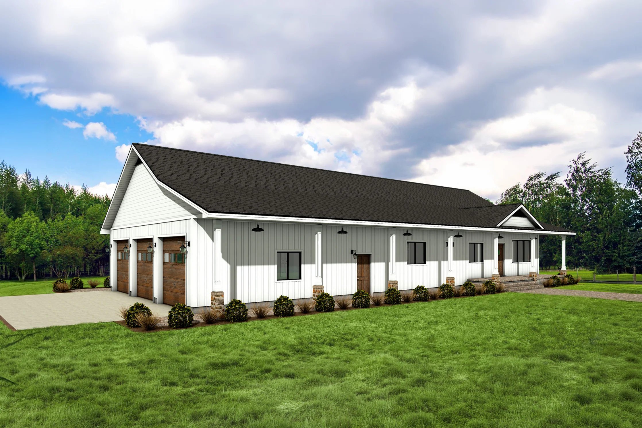 DR-105 Clyde Barndominium House Plan - Image 9