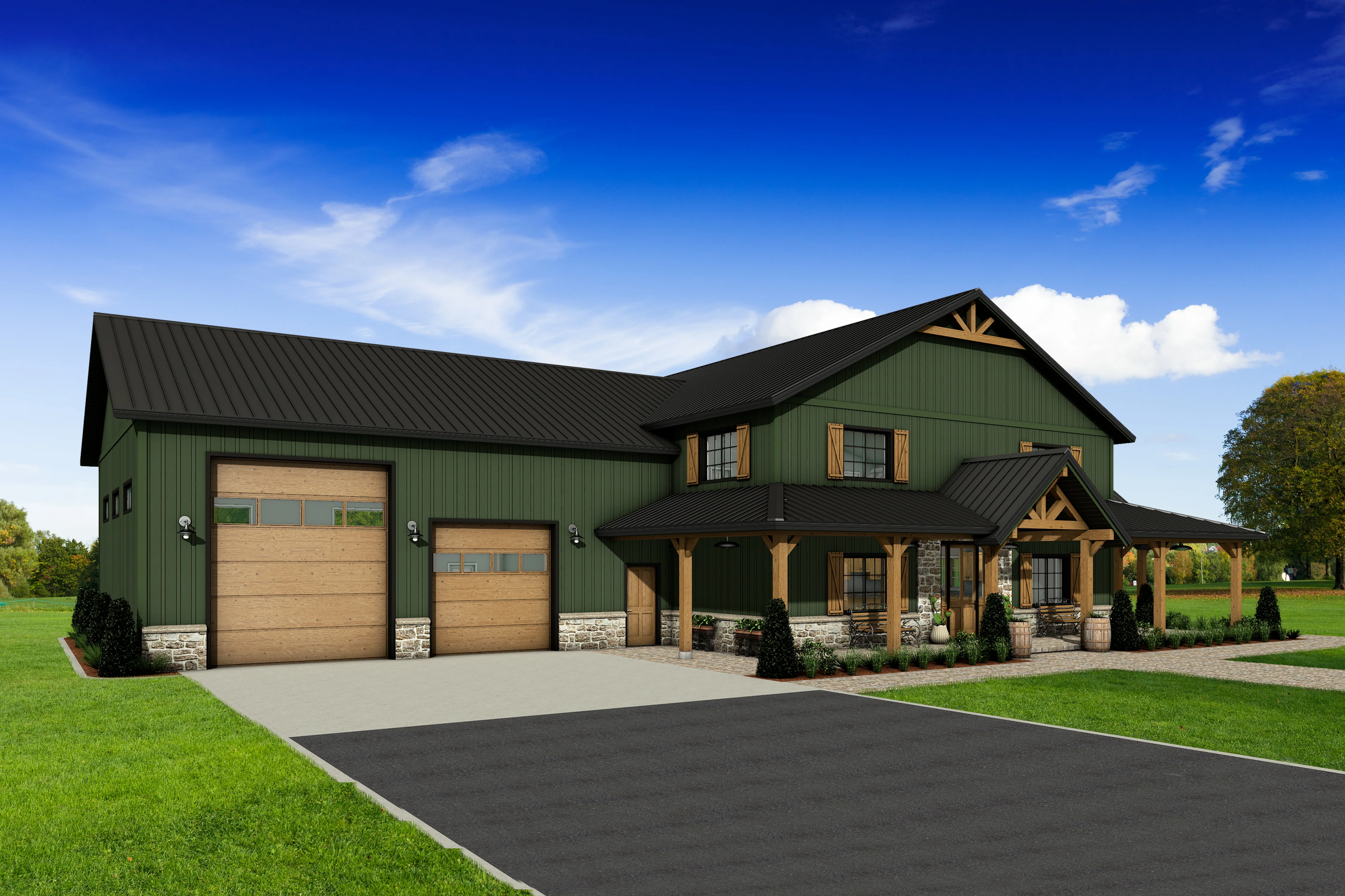 DR-111 Bryan Barndominium House Plan - Image 11