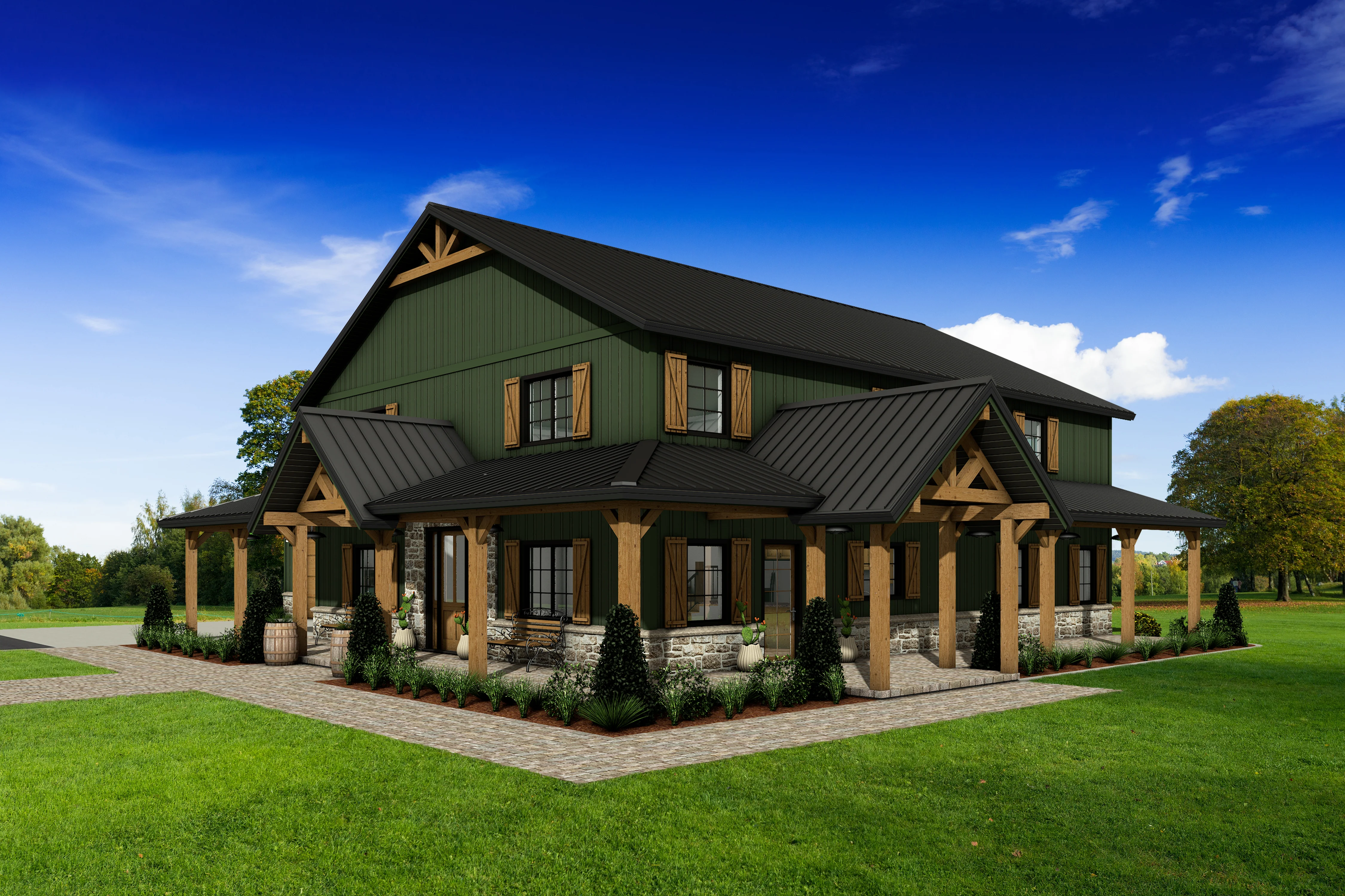 DR-111 Bryan Barndominium House Plan - Image 8