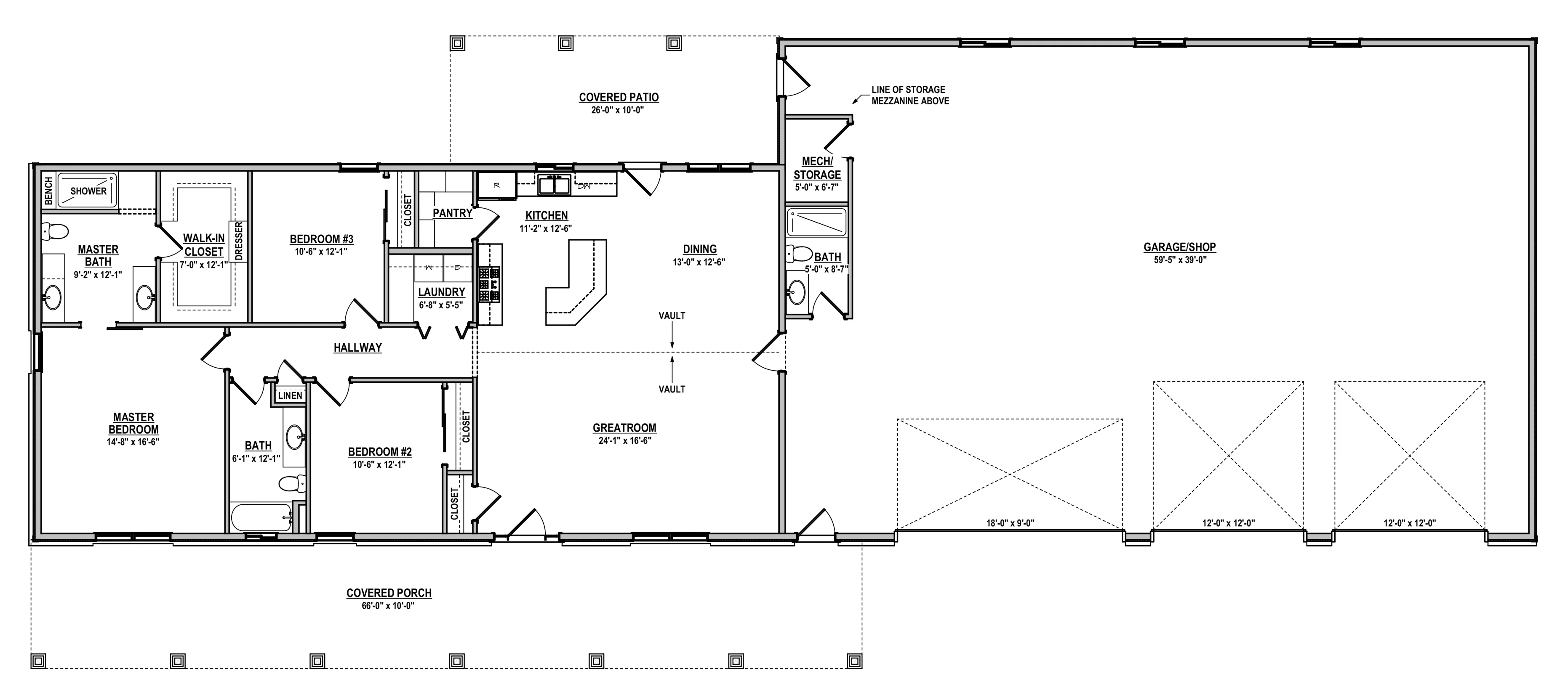DR-113 Sam Barndominium House Plan - Image 13