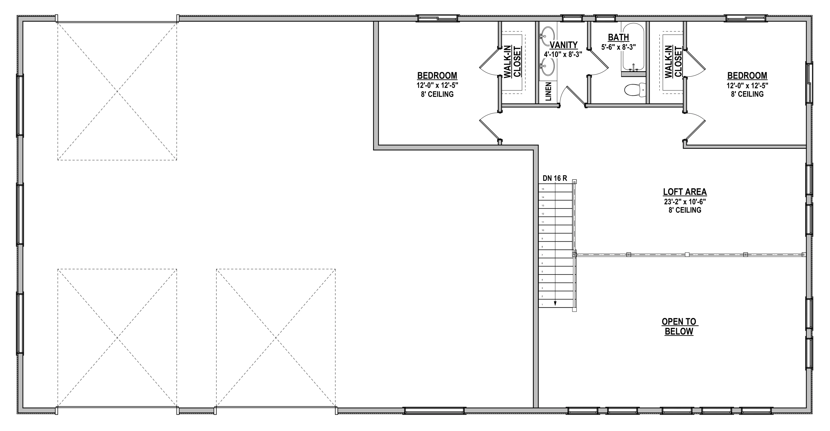 DR-114 Carrie Barndominium House Plan - Image 15