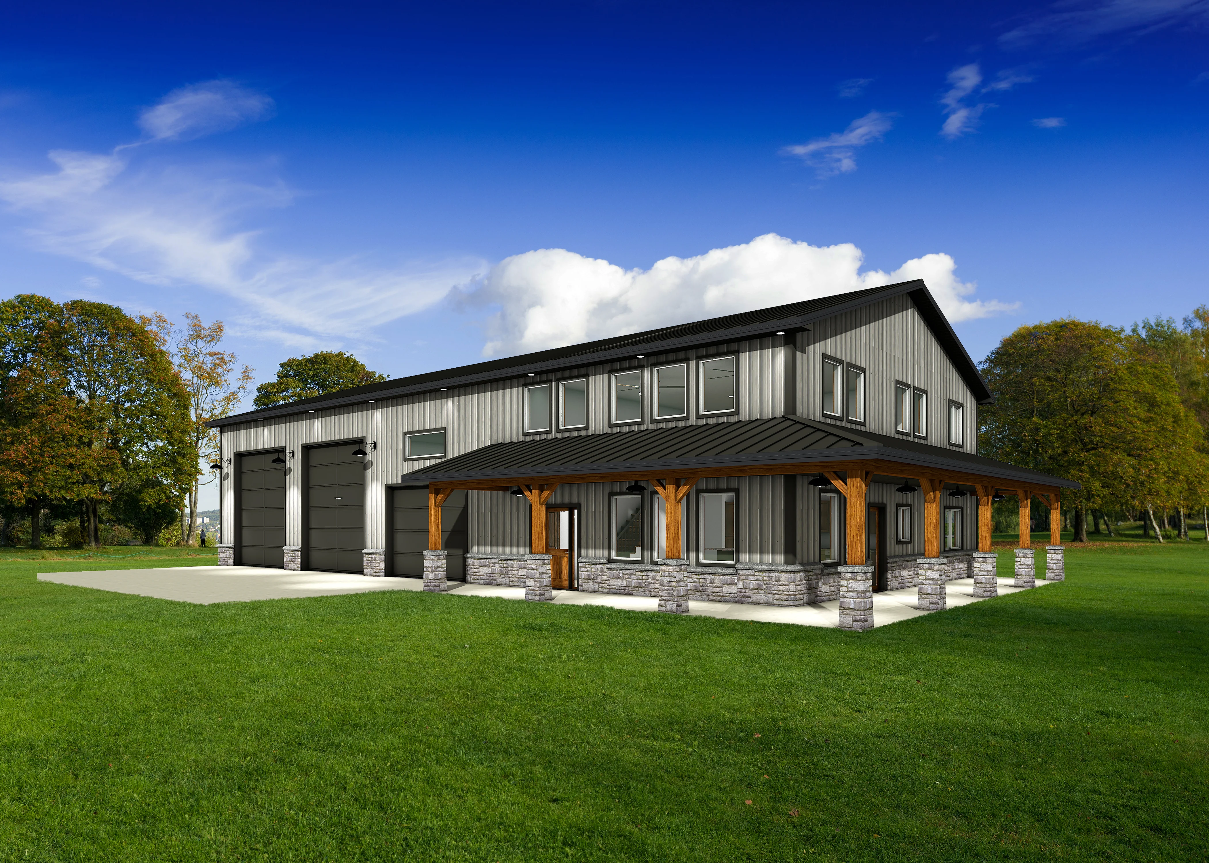 DR-114 Carrie Barndominium House Plan - Image 7