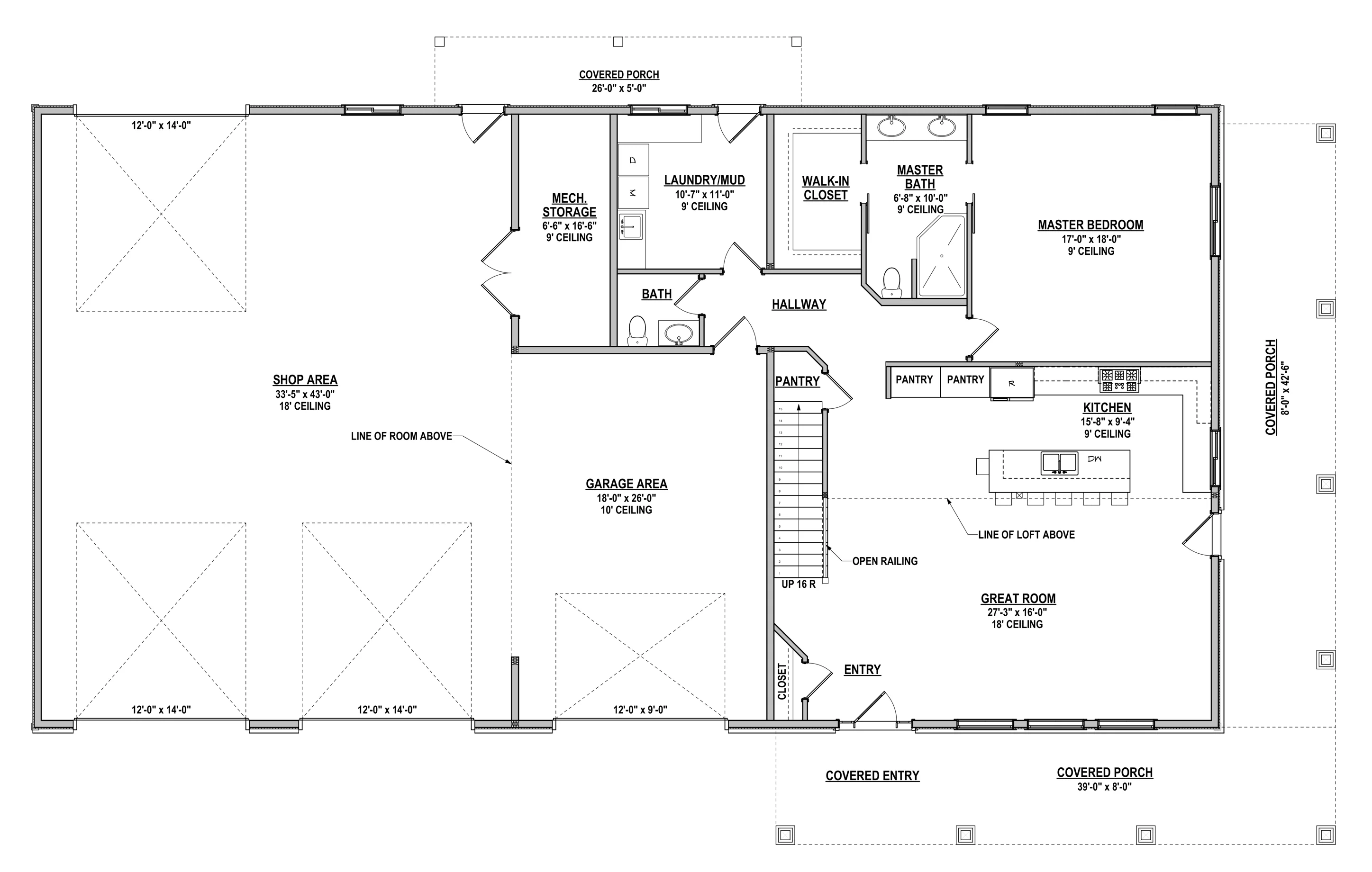 DR-115 Murphy Barndominium House Plan - Image 10