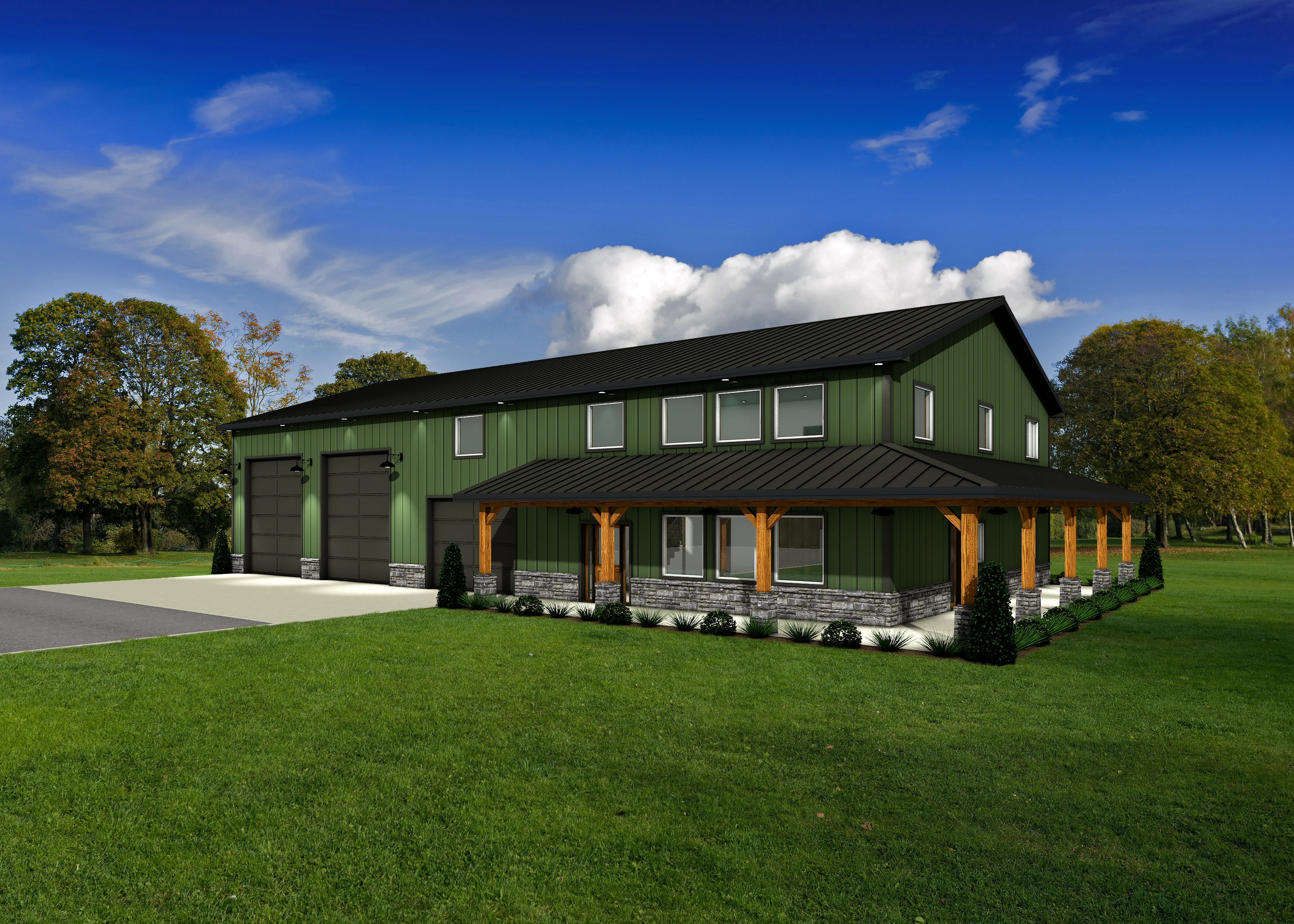 DR-115 Murphy Barndominium House Plan - Image 7