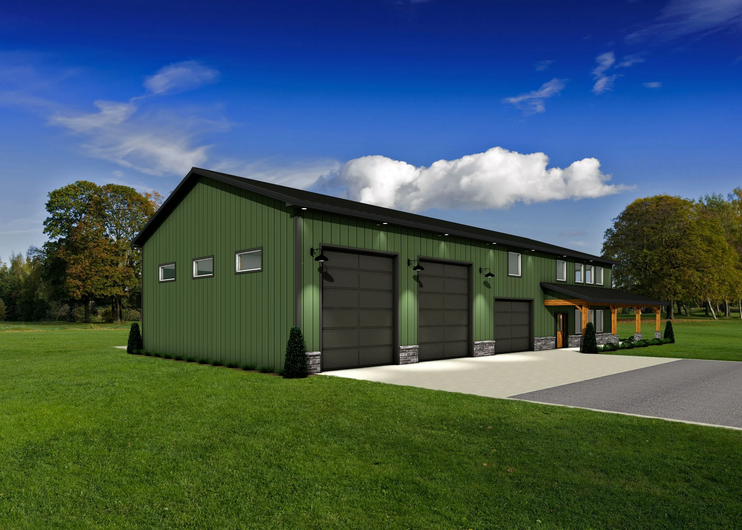DR-115 Murphy Barndominium House Plan - Image 8
