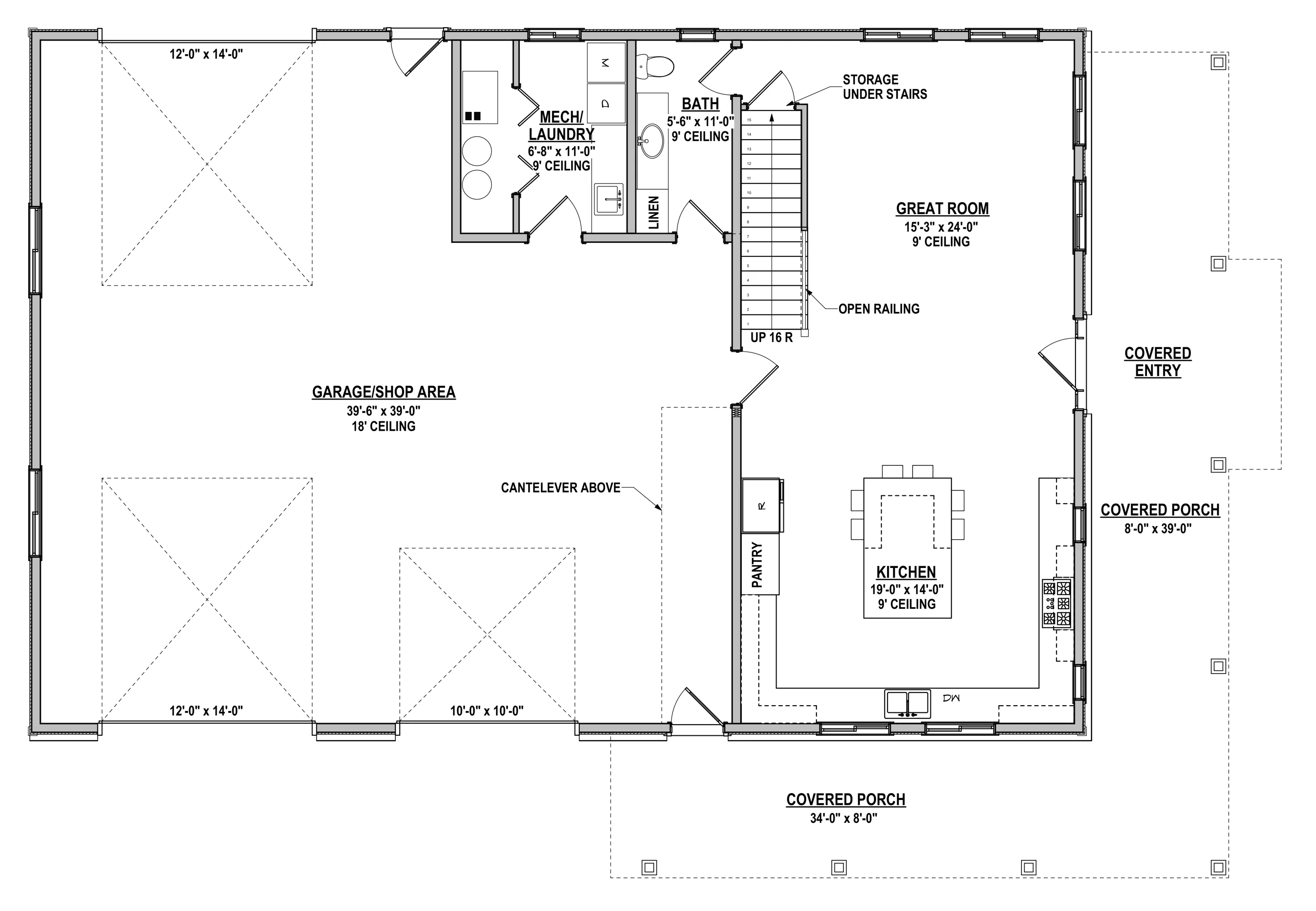 DR-116 Sally Barndominium House Plan - Image 10