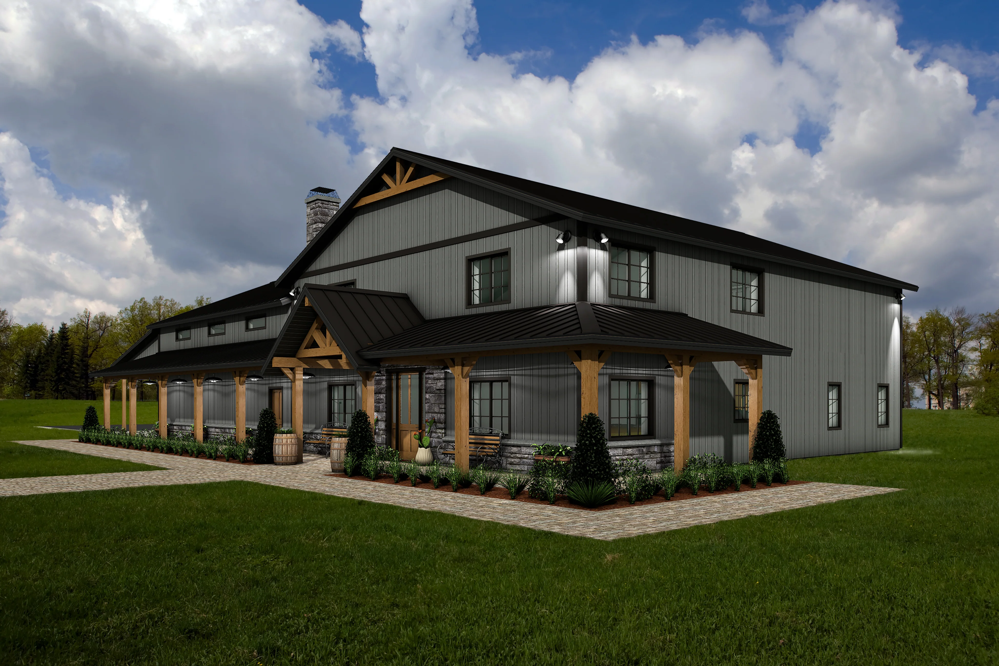 DR-117 Darius Barndominium House Plan - Image 10