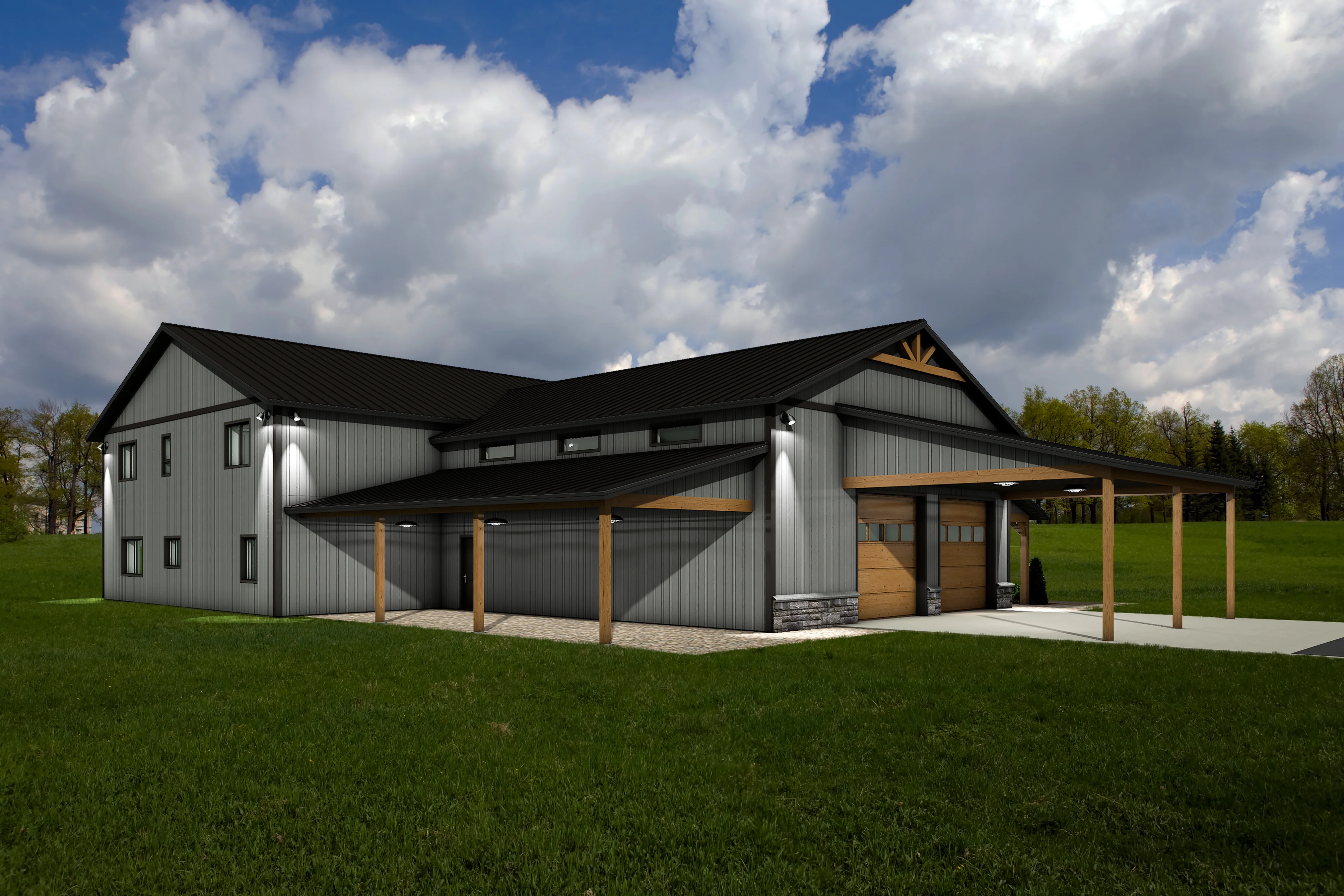 DR-117 Darius Barndominium House Plan - Image 12