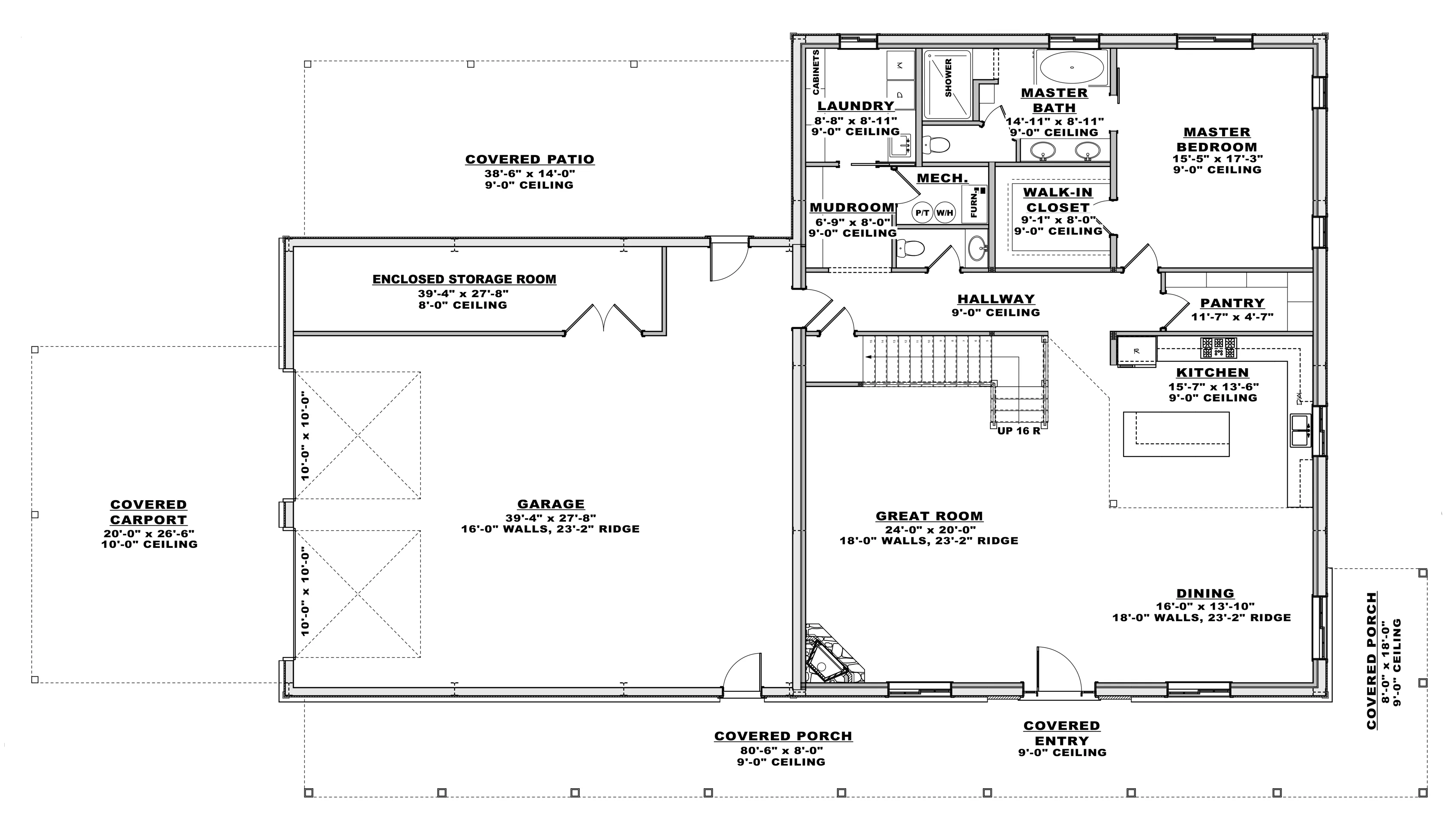 DR-117 Darius Barndominium House Plan - Image 13